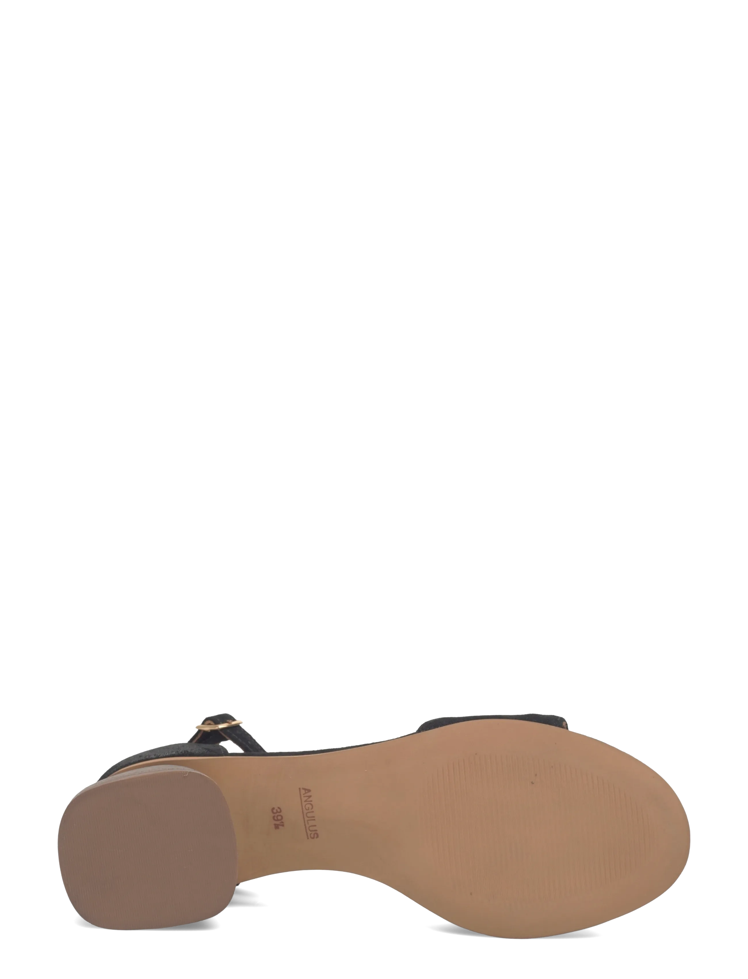 ANGULUS - Sandals - Block heels - sandaletten - 1163 black - 4