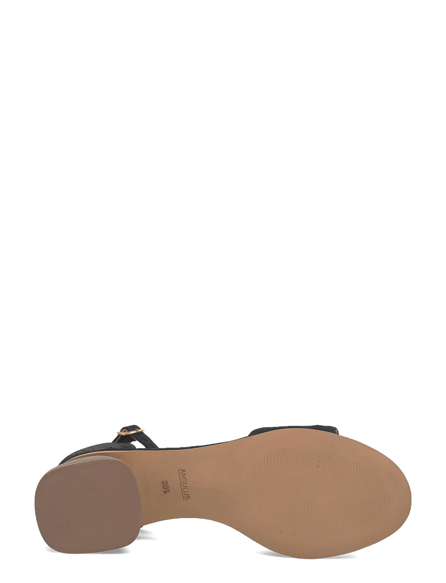 ANGULUS - Sandals - Block heels - sandaletten - 1163 black - 4