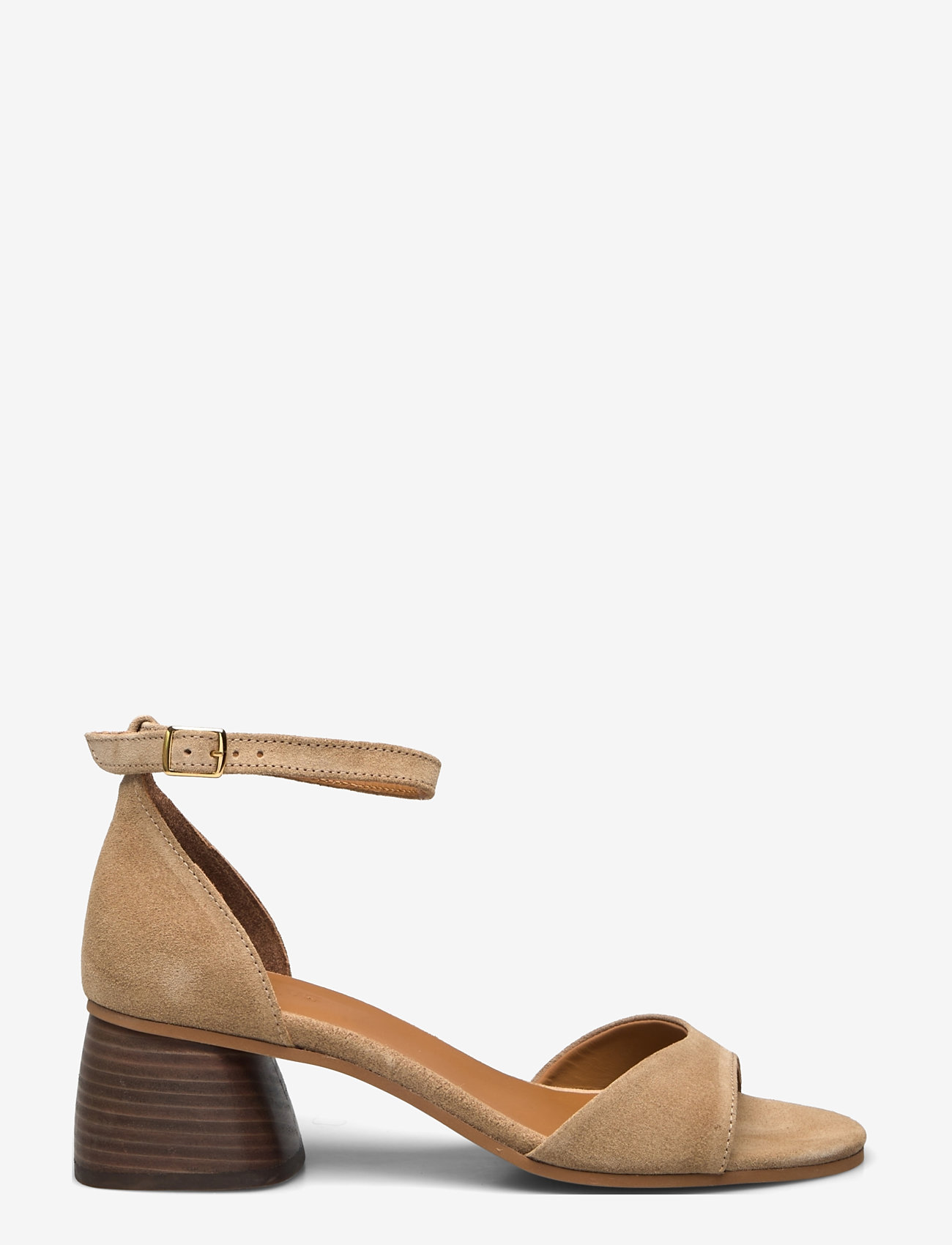 ANGULUS - Sandals - Block heels - sandaletten - 2217 sand - 1