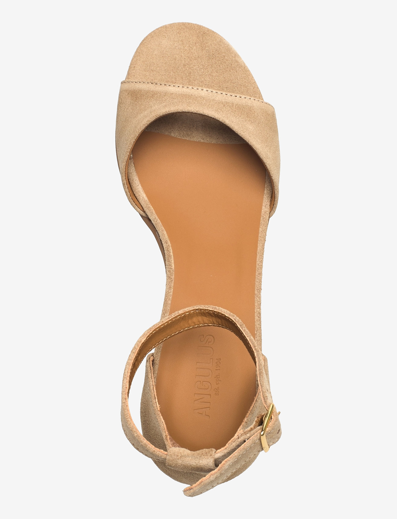 ANGULUS - Sandals - Block heels - sandaletten - 2217 sand - 3