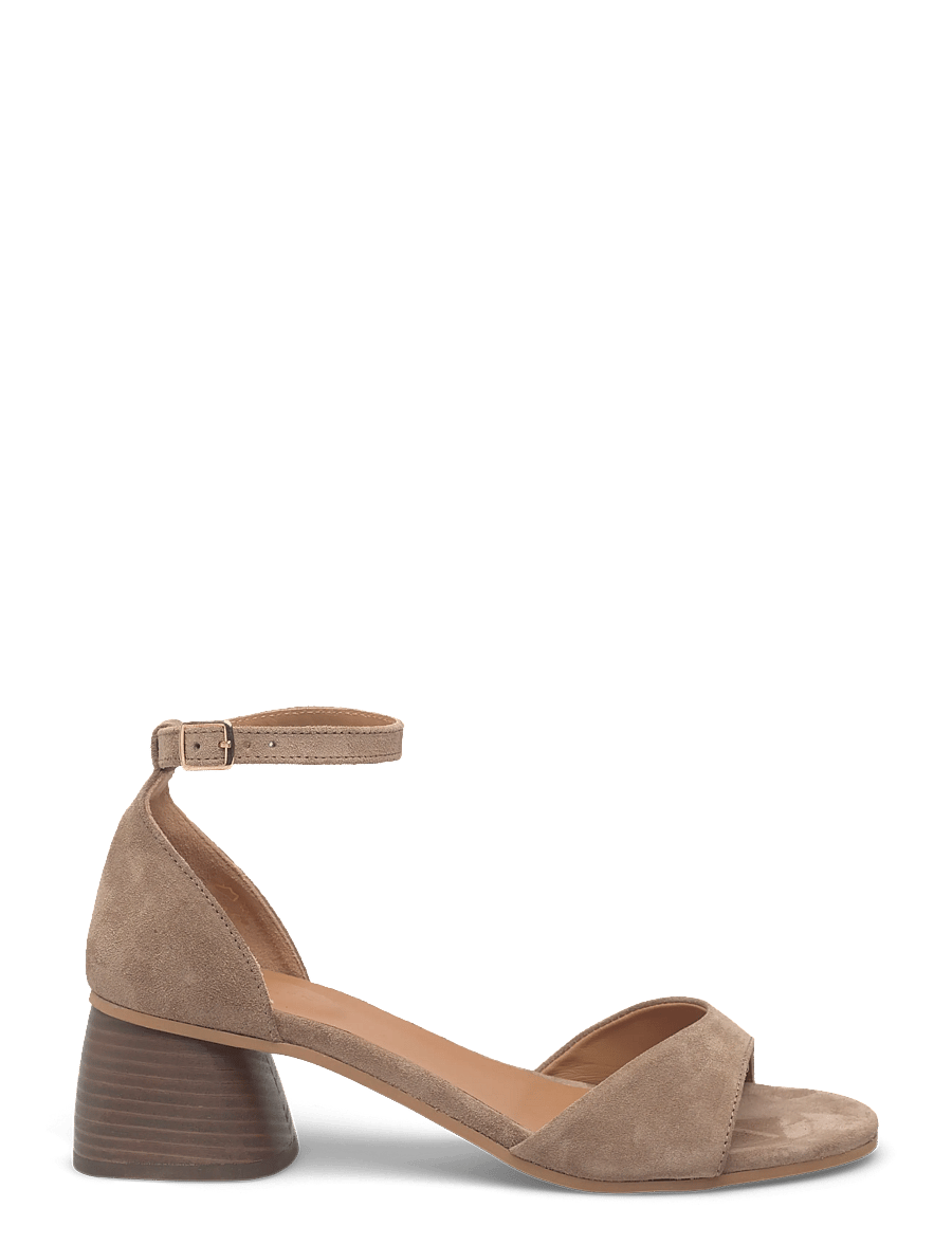 ANGULUS - Sandals - Block heels - sandaletten - 4638 dessert - 1