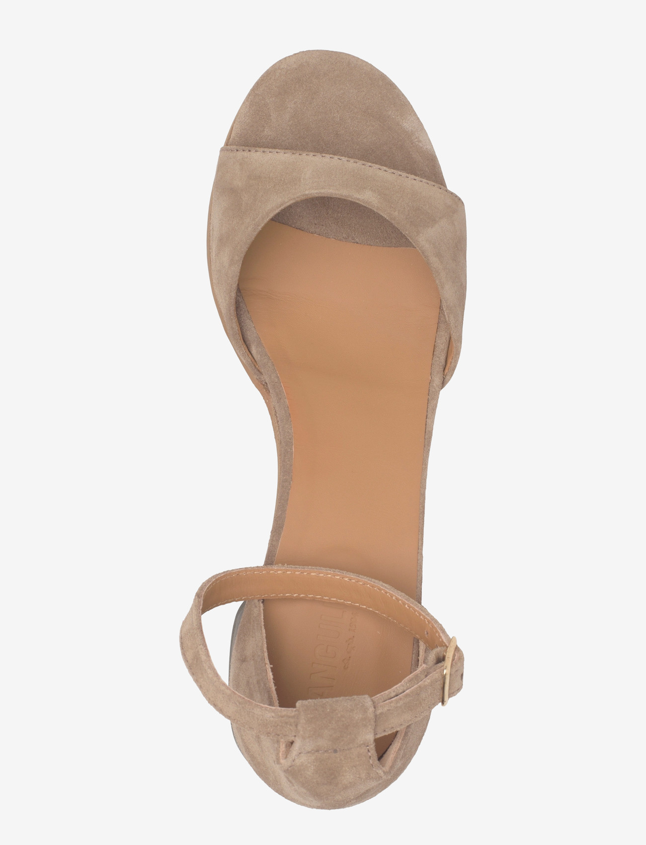 ANGULUS - Sandals - Block heels - heeled sandals - 4638 dessert - 3