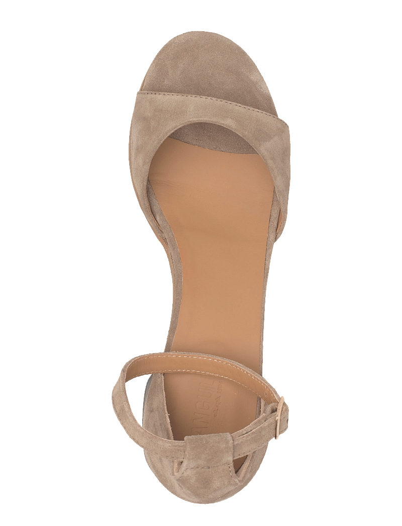 ANGULUS - Sandals - Block heels - heeled sandals - 4638 dessert - 3