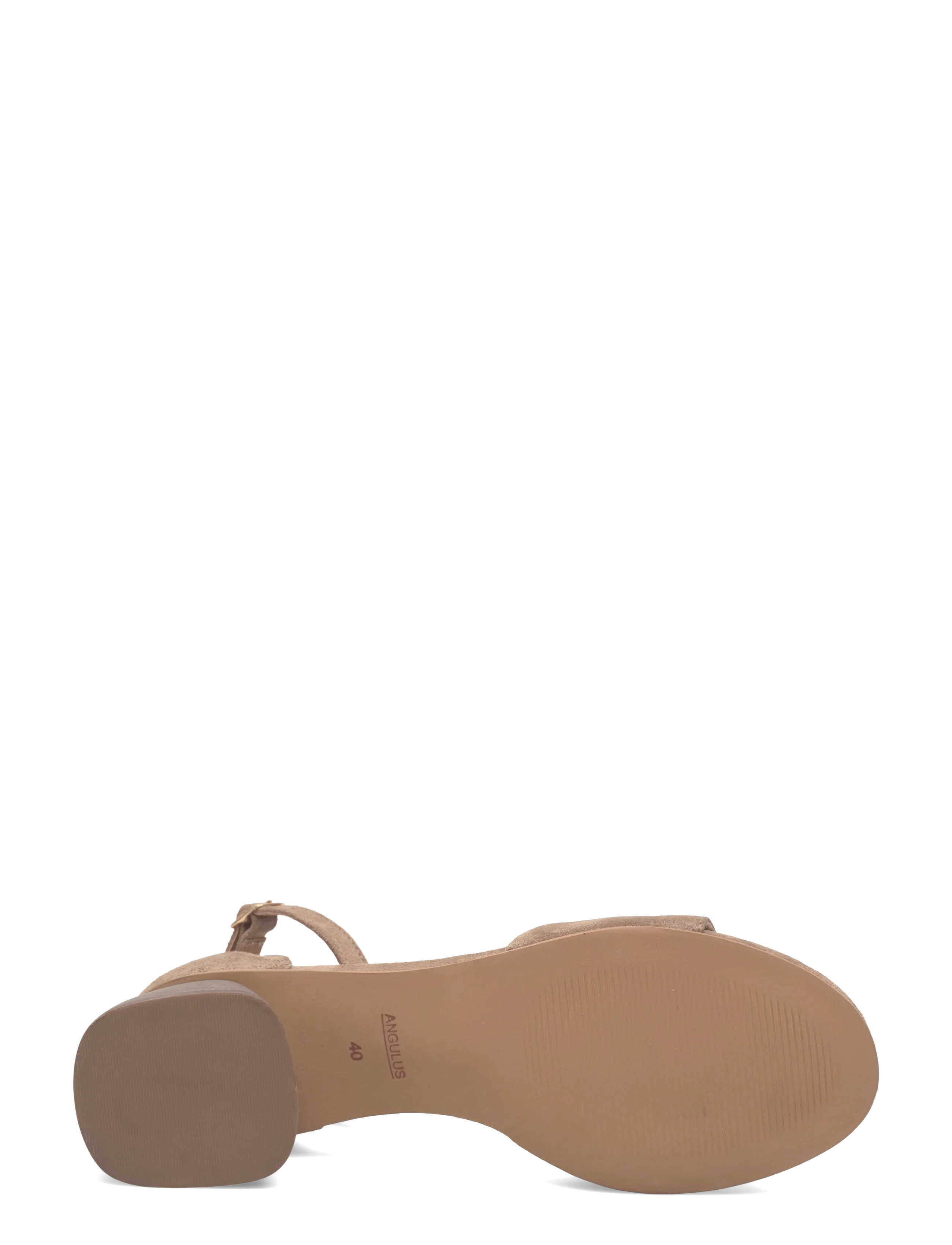 ANGULUS - Sandals - Block heels - sandaletten - 4638 dessert - 4