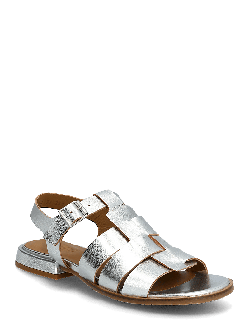 ANGULUS - Sandals - flat - open toe - op - gladiatorsandaler - 1782 silver - 1