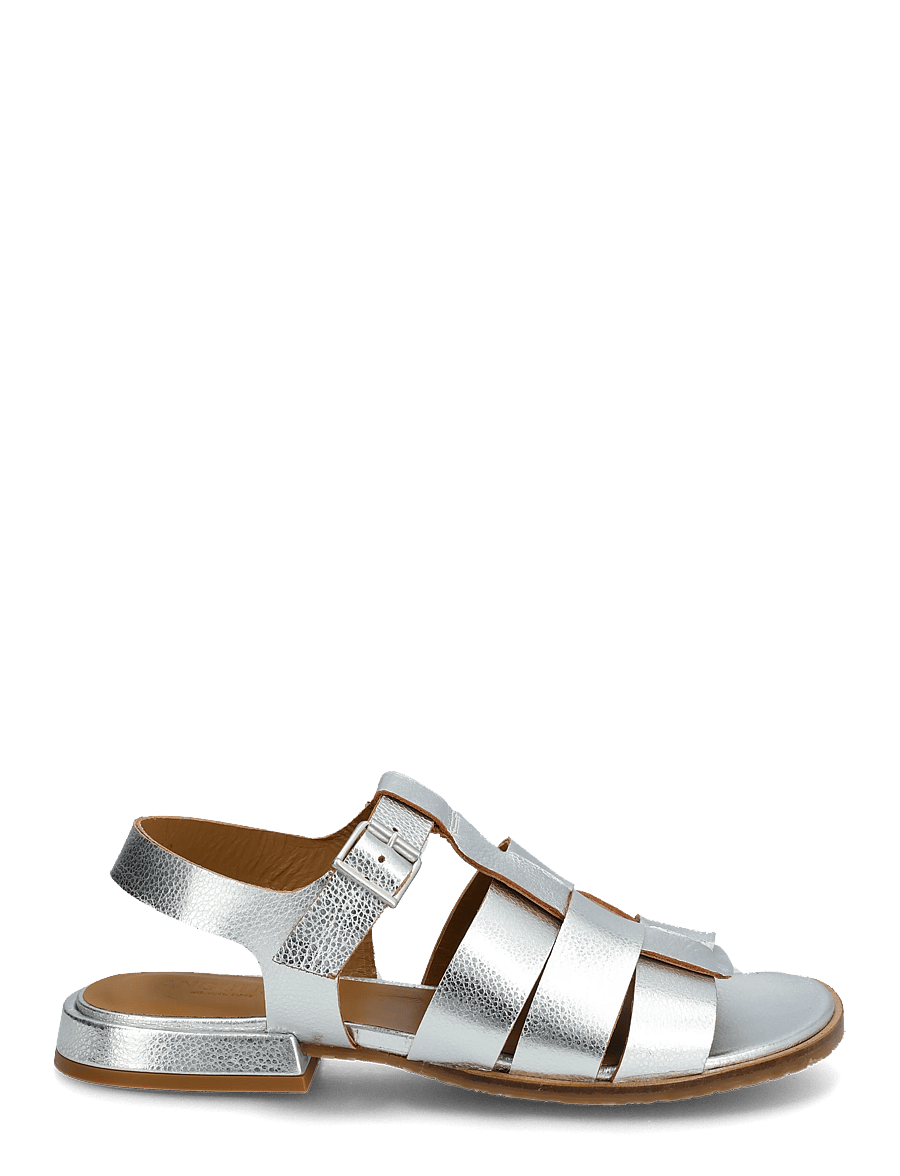 ANGULUS - Sandals - flat - open toe - op - gladiatorsandaler - 1782 silver - 2