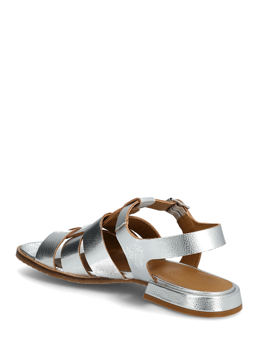 ANGULUS - Sandals - flat - open toe - op - gladiatorsandaler - 1782 silver - 3