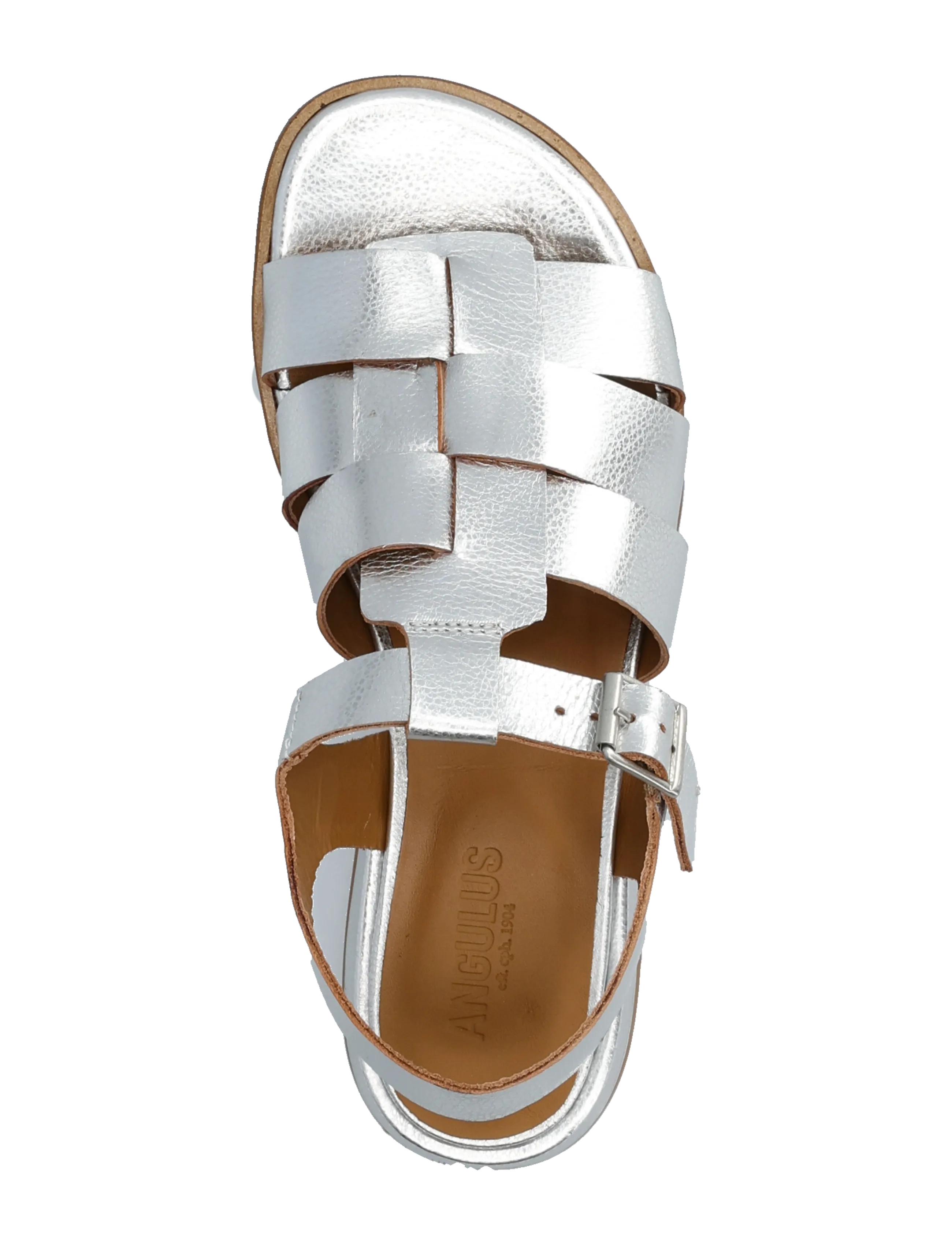 ANGULUS - Sandals - flat  - open toe - op - gladiatorsandaler - 1782 silver - 4