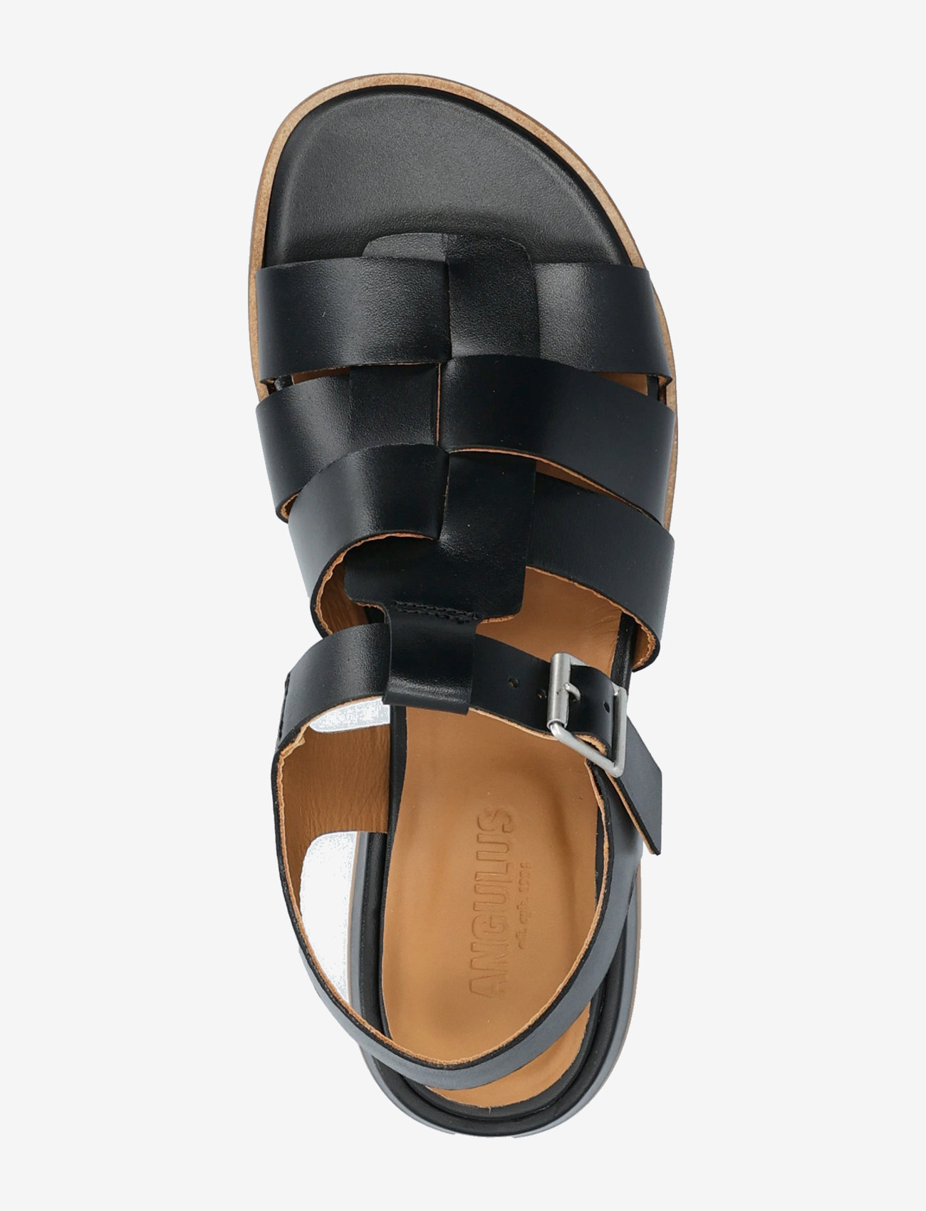 ANGULUS - Sandals - flat  - open toe - op - flat sandals - 1785 black - 3