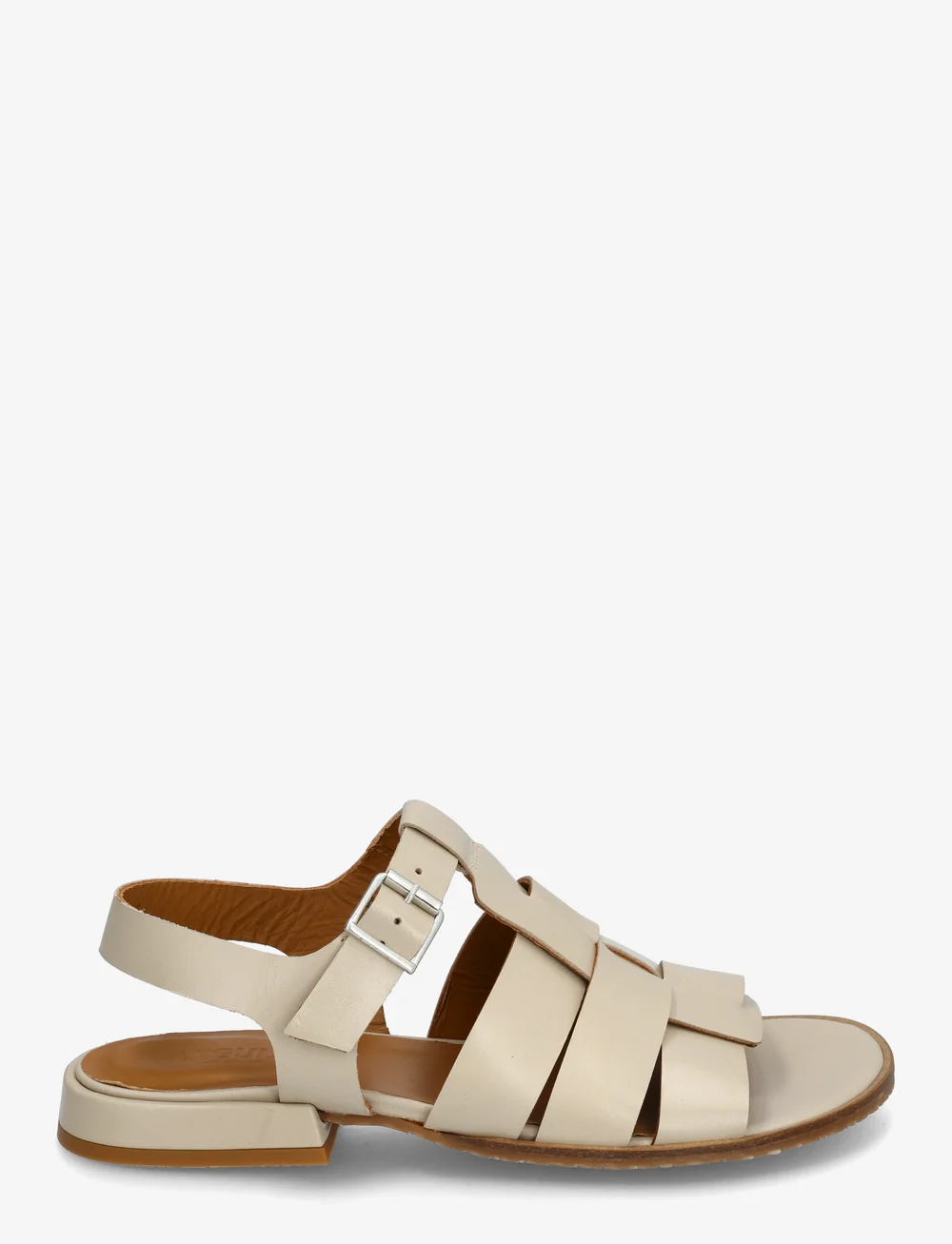 ANGULUS - Sandals - flat - open toe - op - platta sandaler - 2816 beige - 2
