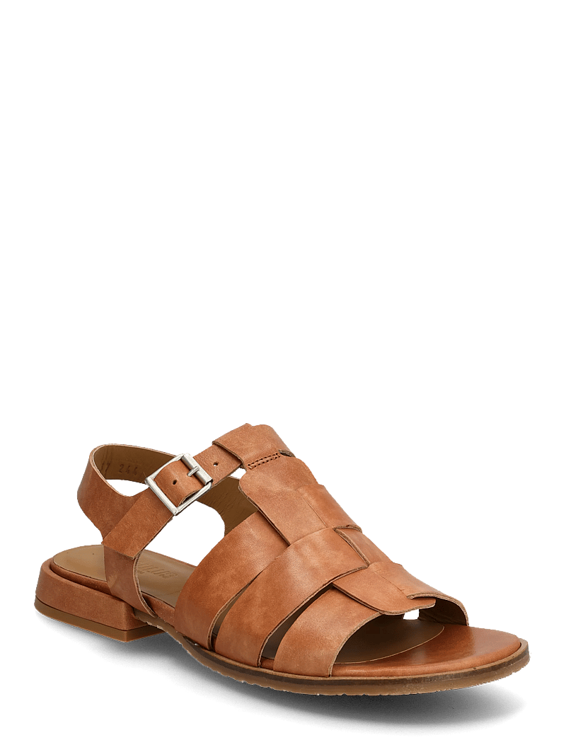 ANGULUS - Sandals - flat - open toe - op - gladiatorsandaler - 3637 tan - 0