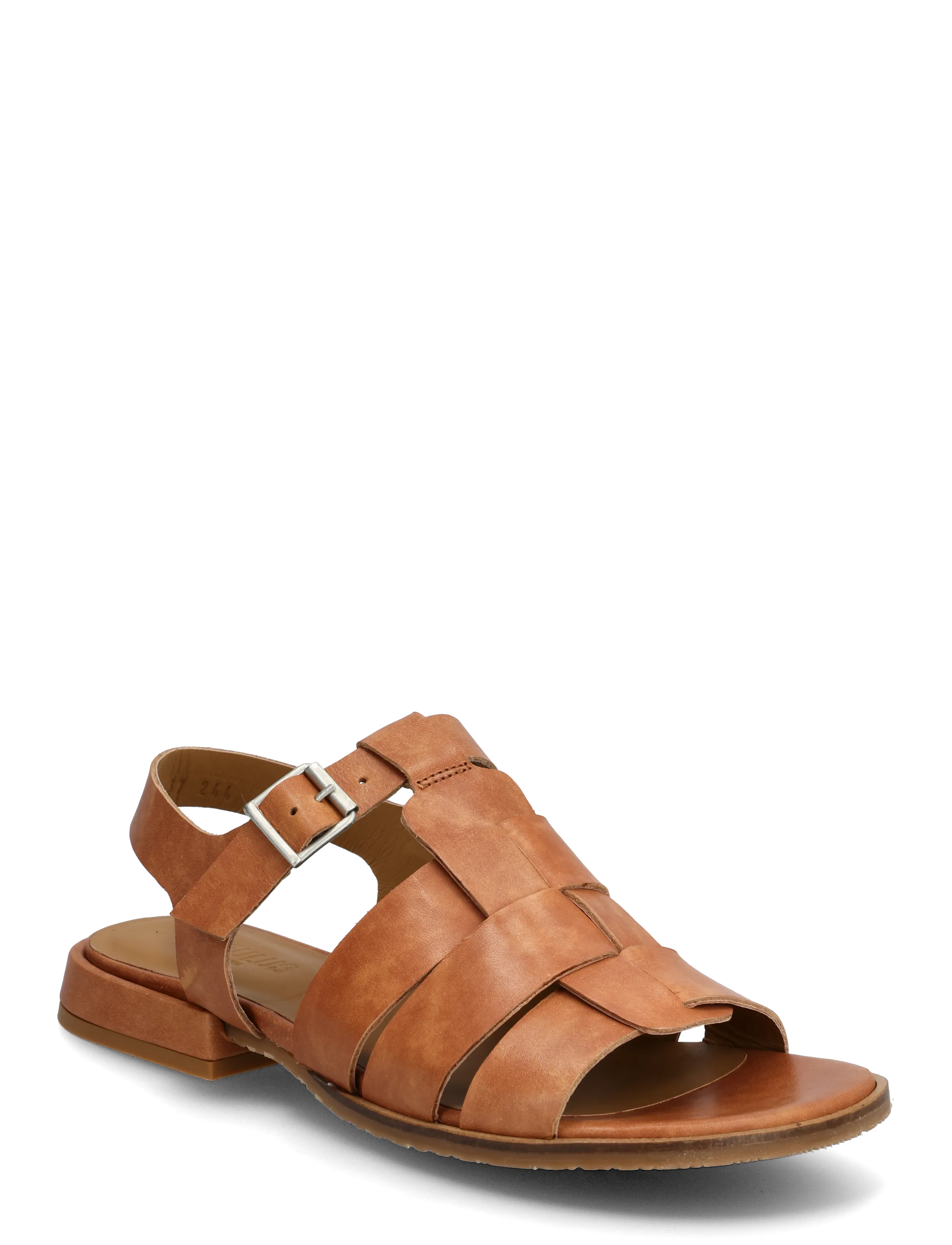 ANGULUS Sandals - flat  - open toe - op - Kampagne - 3637 TAN / brown