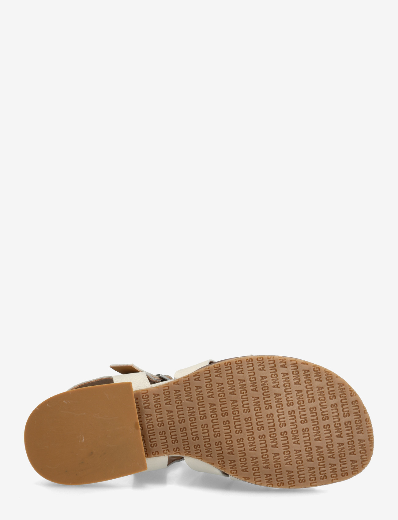 ANGULUS - Sandals - flat  - open toe - op - gladiator-sandalen - 4636 oatmilk - 4