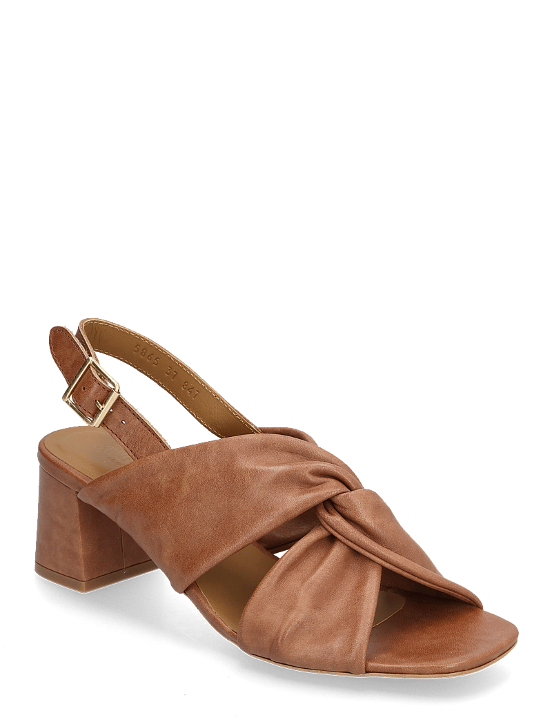 ANGULUS - Sandals - Block heels - sandaletter - 3634 tan - 0