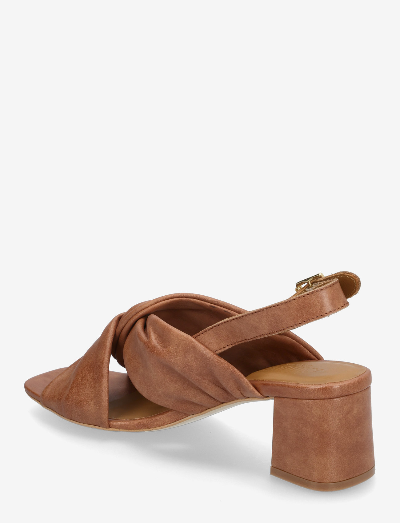 ANGULUS - Sandals - Block heels - sandaletten - 3634 tan - 2