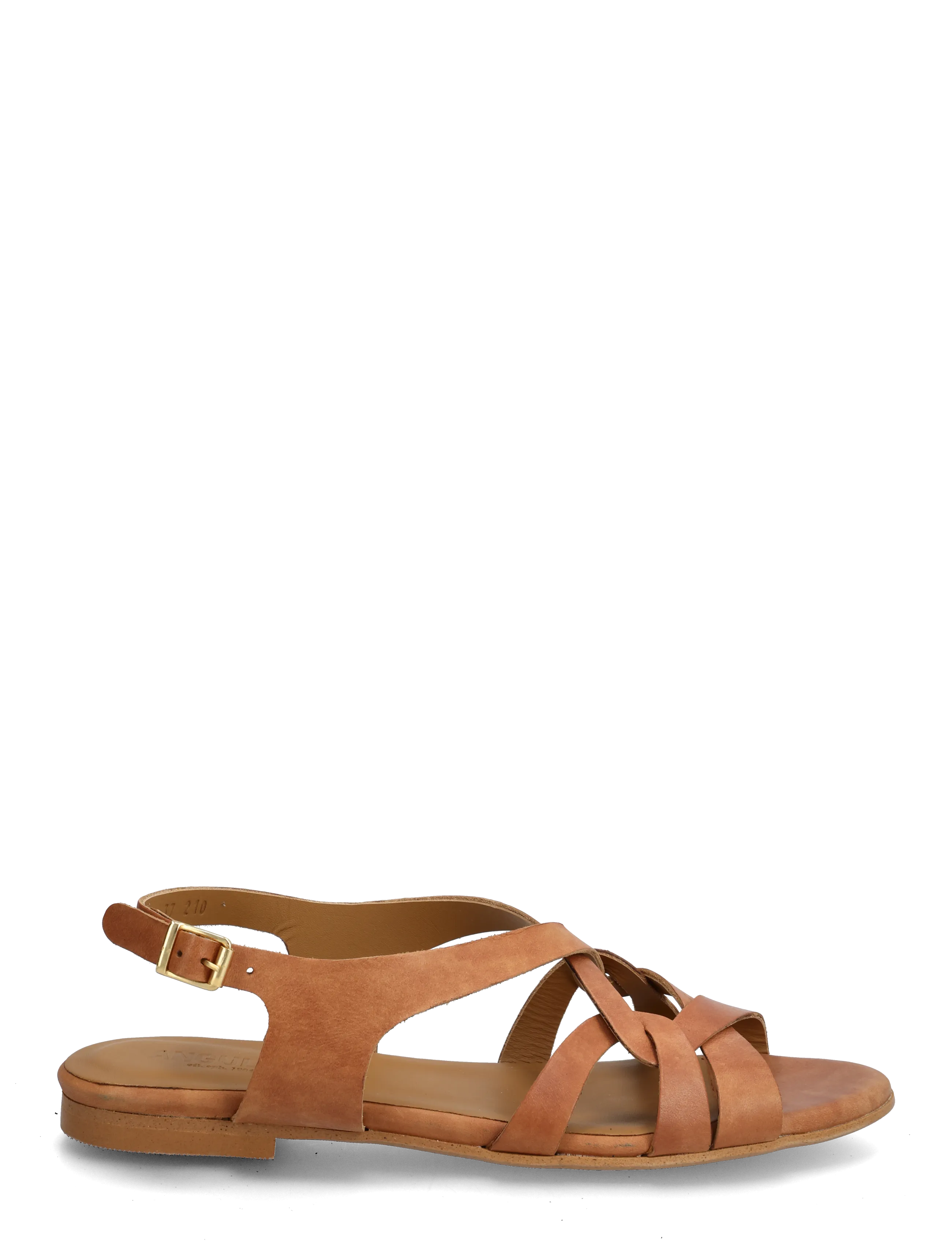 ANGULUS - Sandals - flat - kontsata sandaalid - 1789 tan - 1