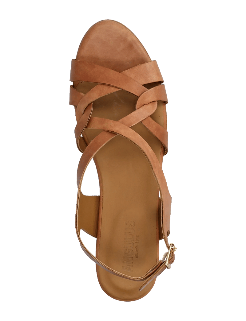 ANGULUS - Sandals - flat - flade sandaler - 1789 tan - 3