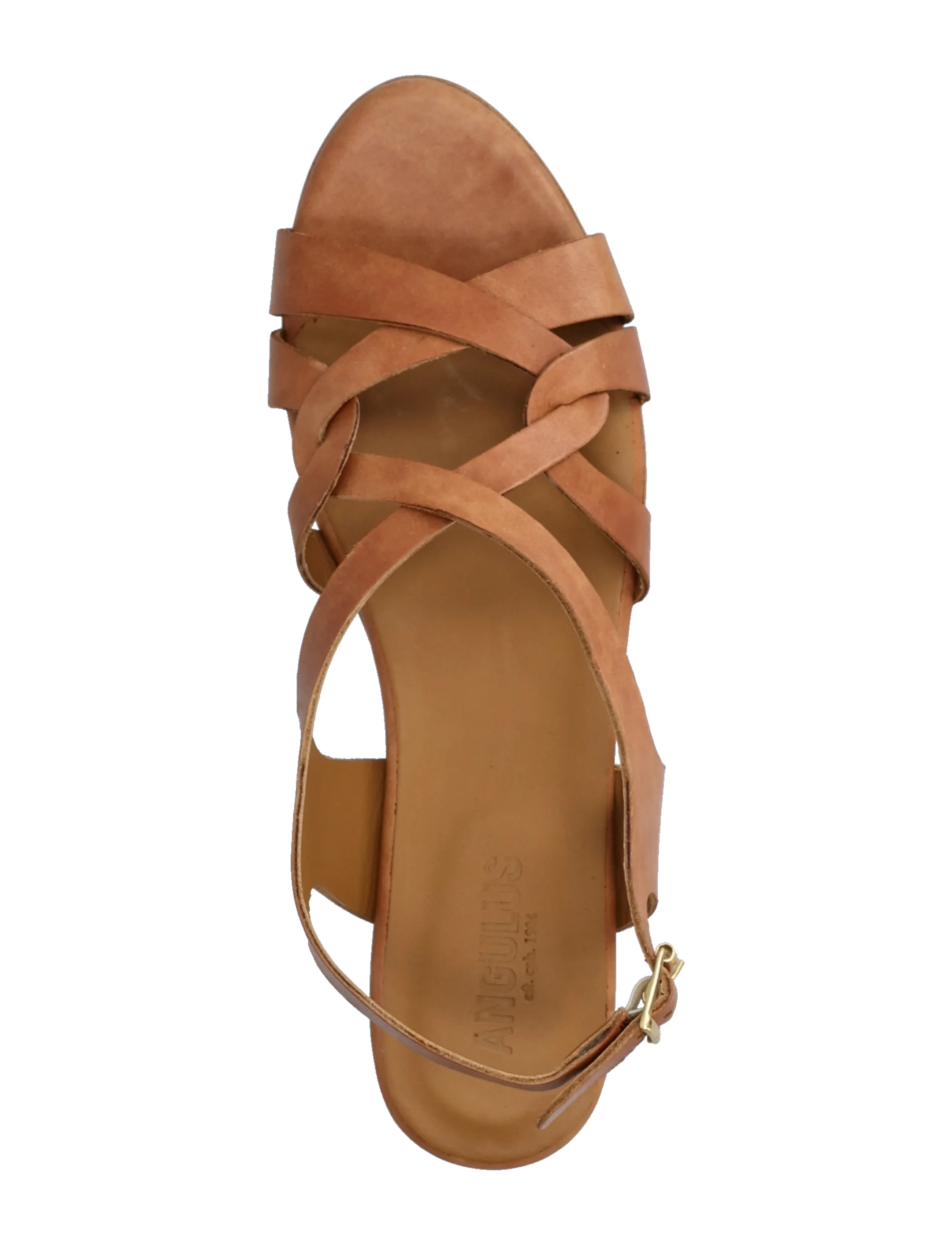 ANGULUS - Sandals - flat - kontsata sandaalid - 1789 tan - 3