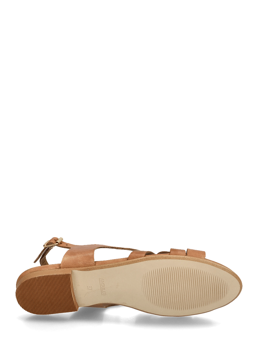 ANGULUS - Sandals - flat - kontsata sandaalid - 1789 tan - 4