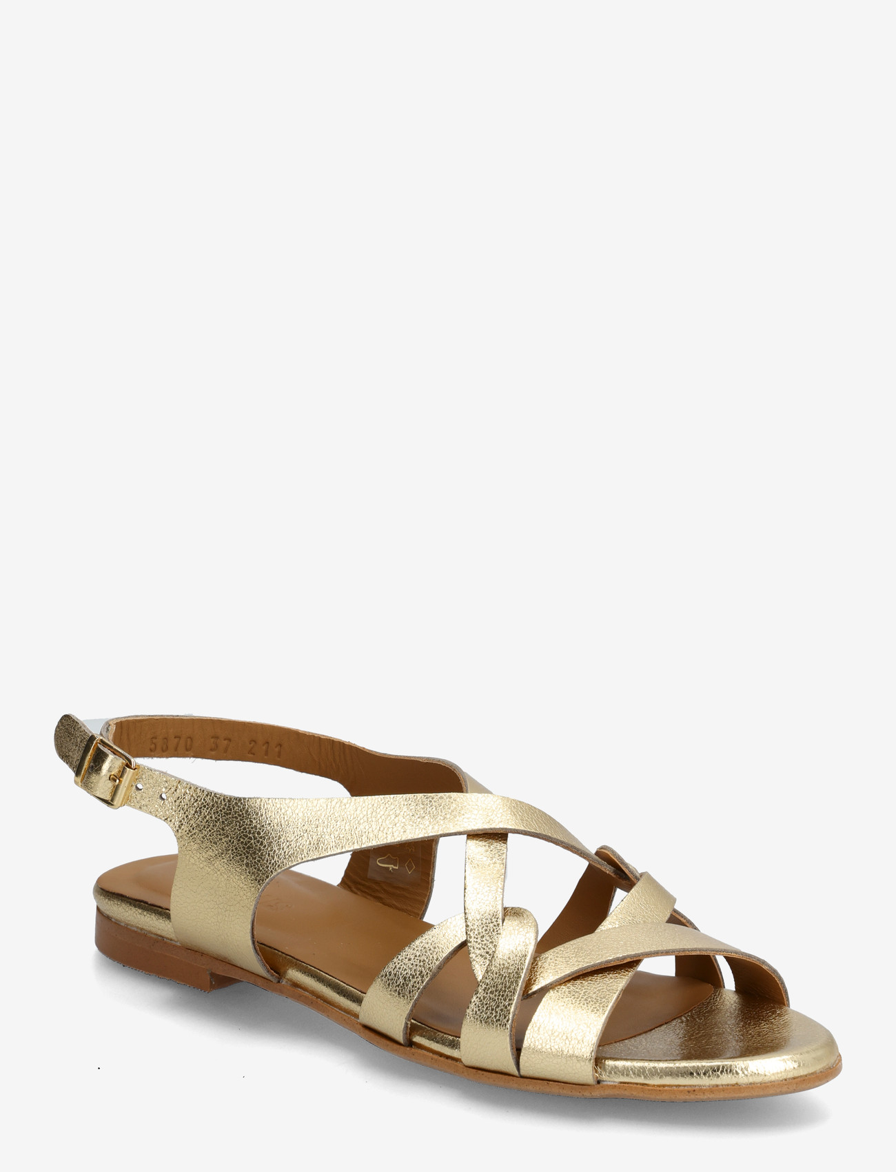 ANGULUS - Sandals - flat - flade sandaler - 3643 gold - 1