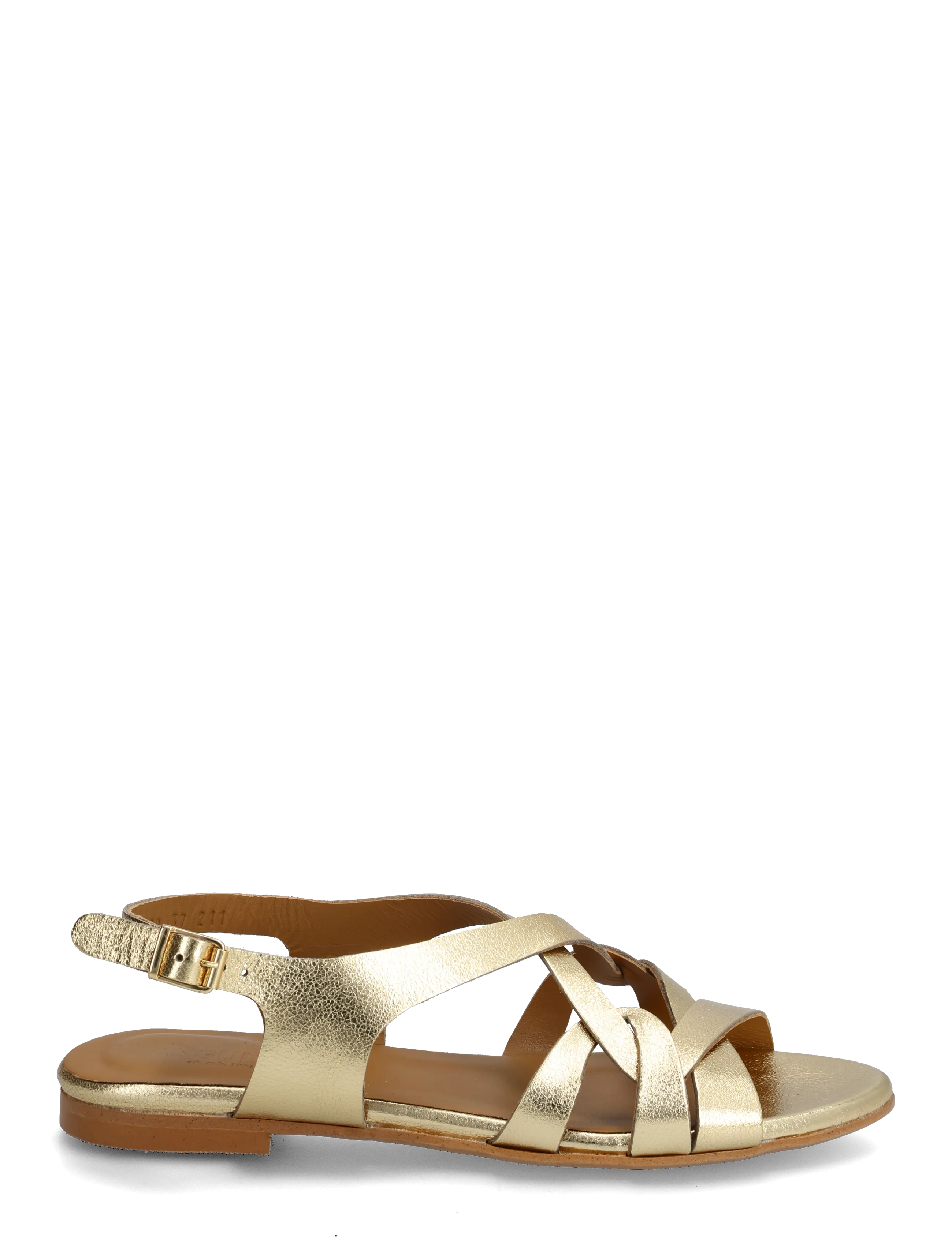 ANGULUS - Sandals - flat - flache sandalen - 3643 gold - 2