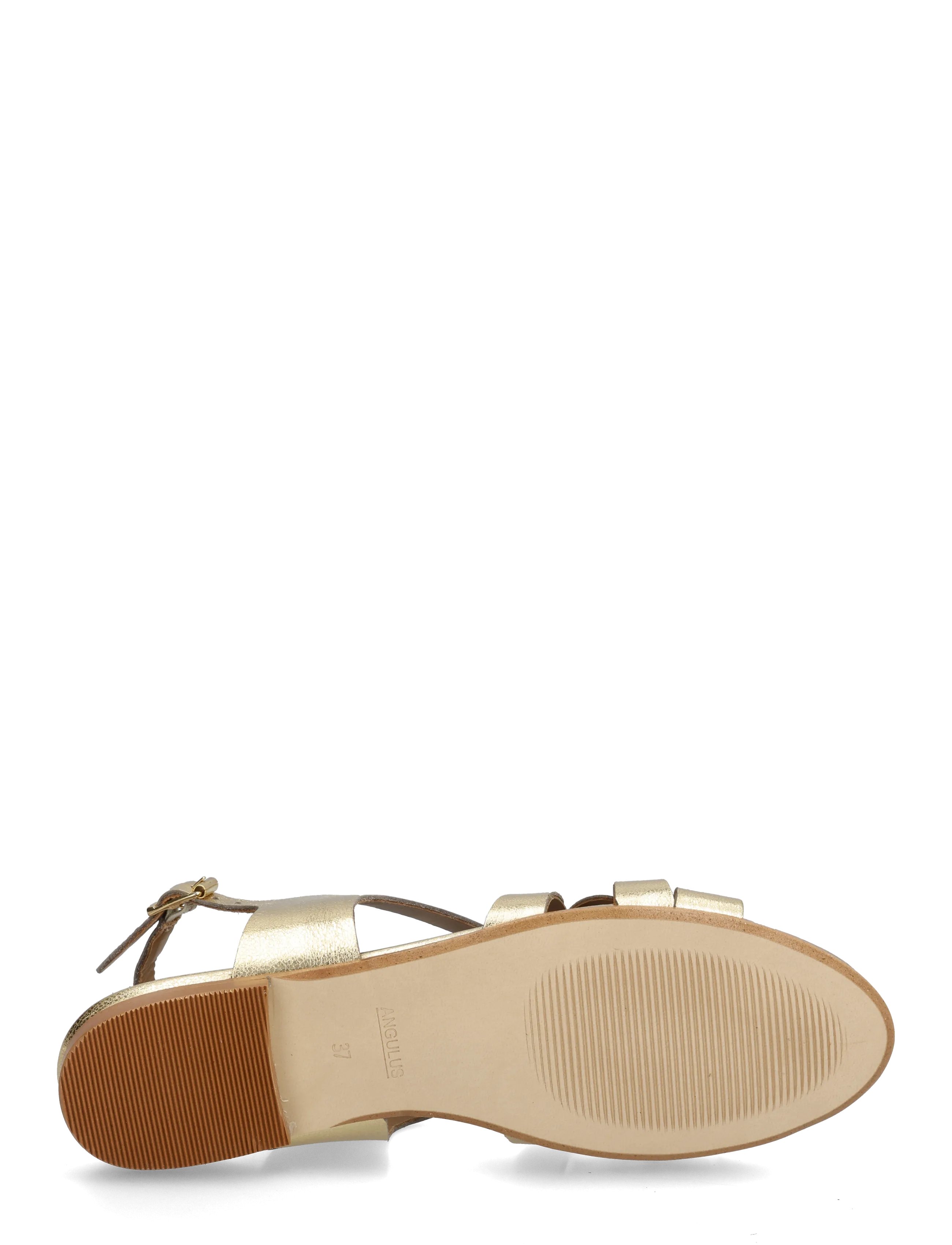 ANGULUS - Sandals - flat - flache sandalen - 3643 gold - 5