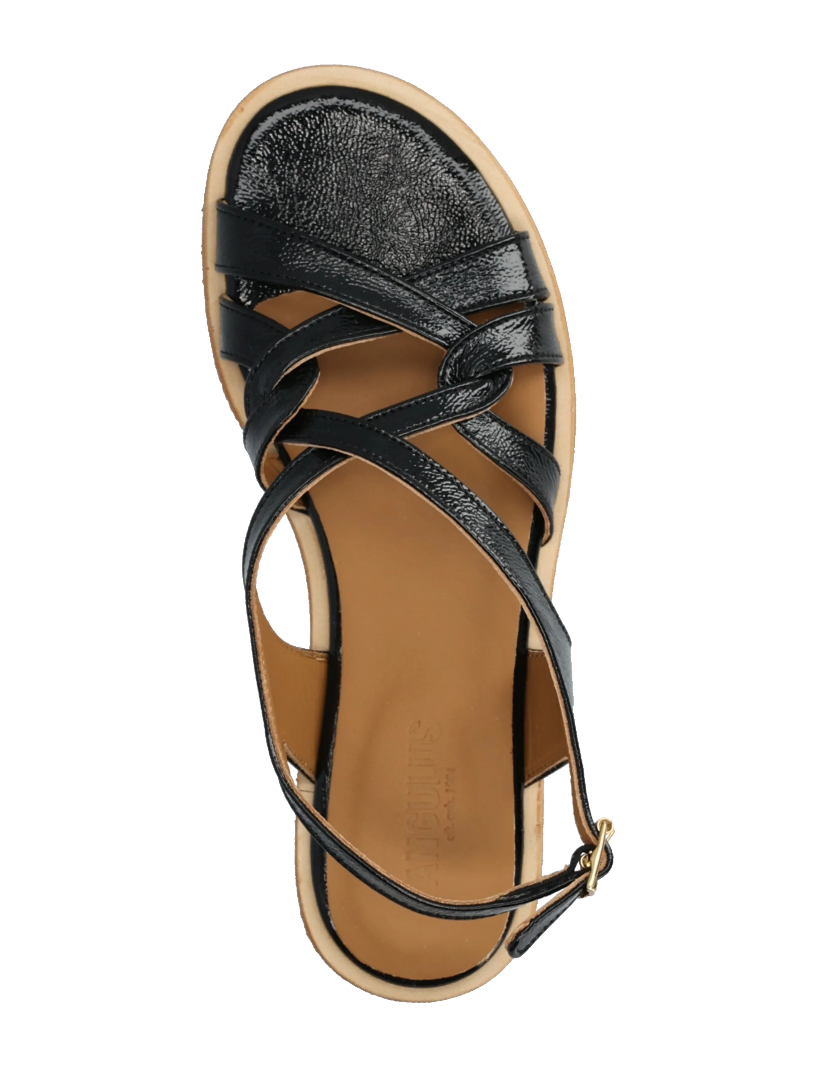 ANGULUS - Sandals - flat - platta sandaler - 1310 black - 3