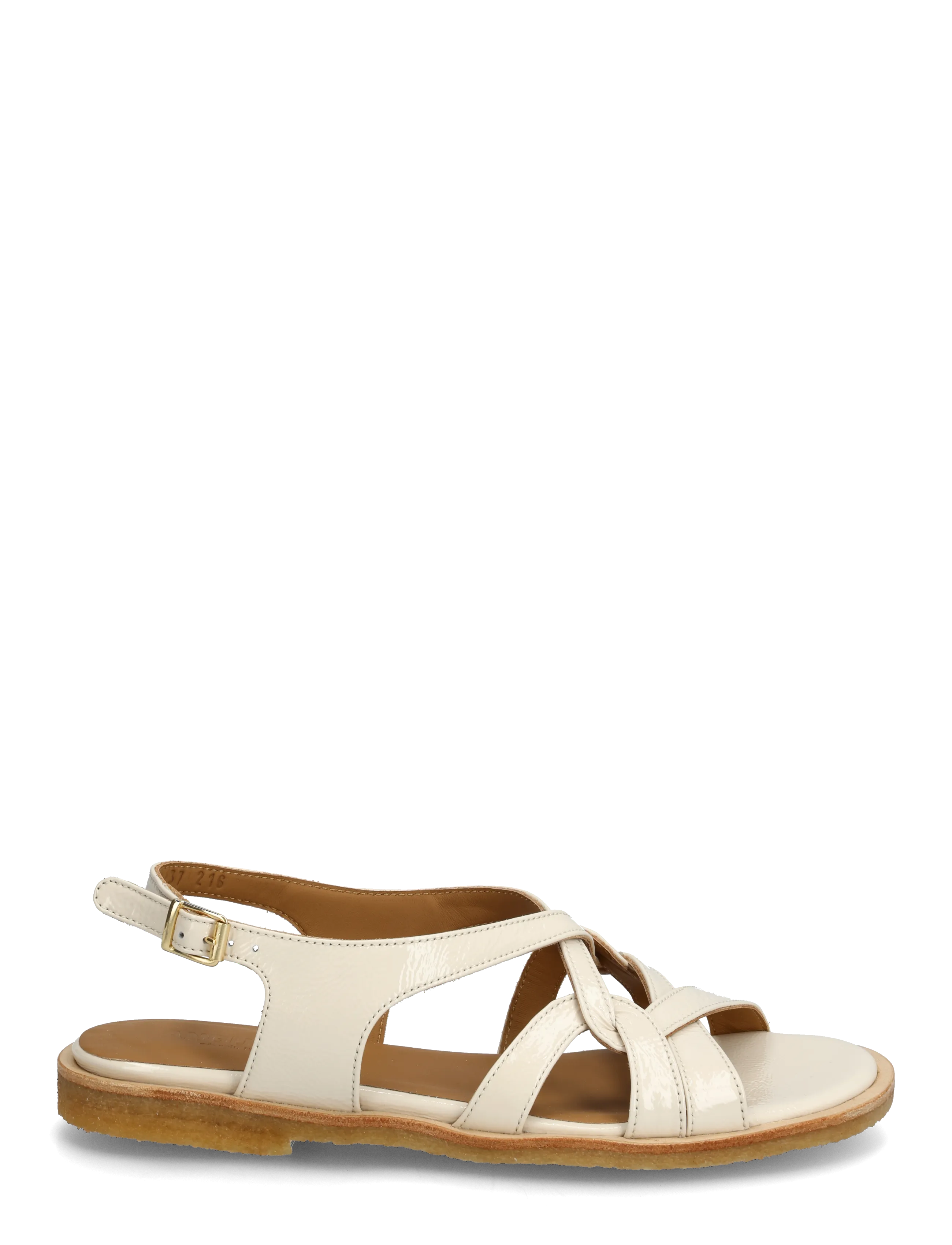 ANGULUS - Sandals - flat - kontsata sandaalid - 3285 buttermilk - 1