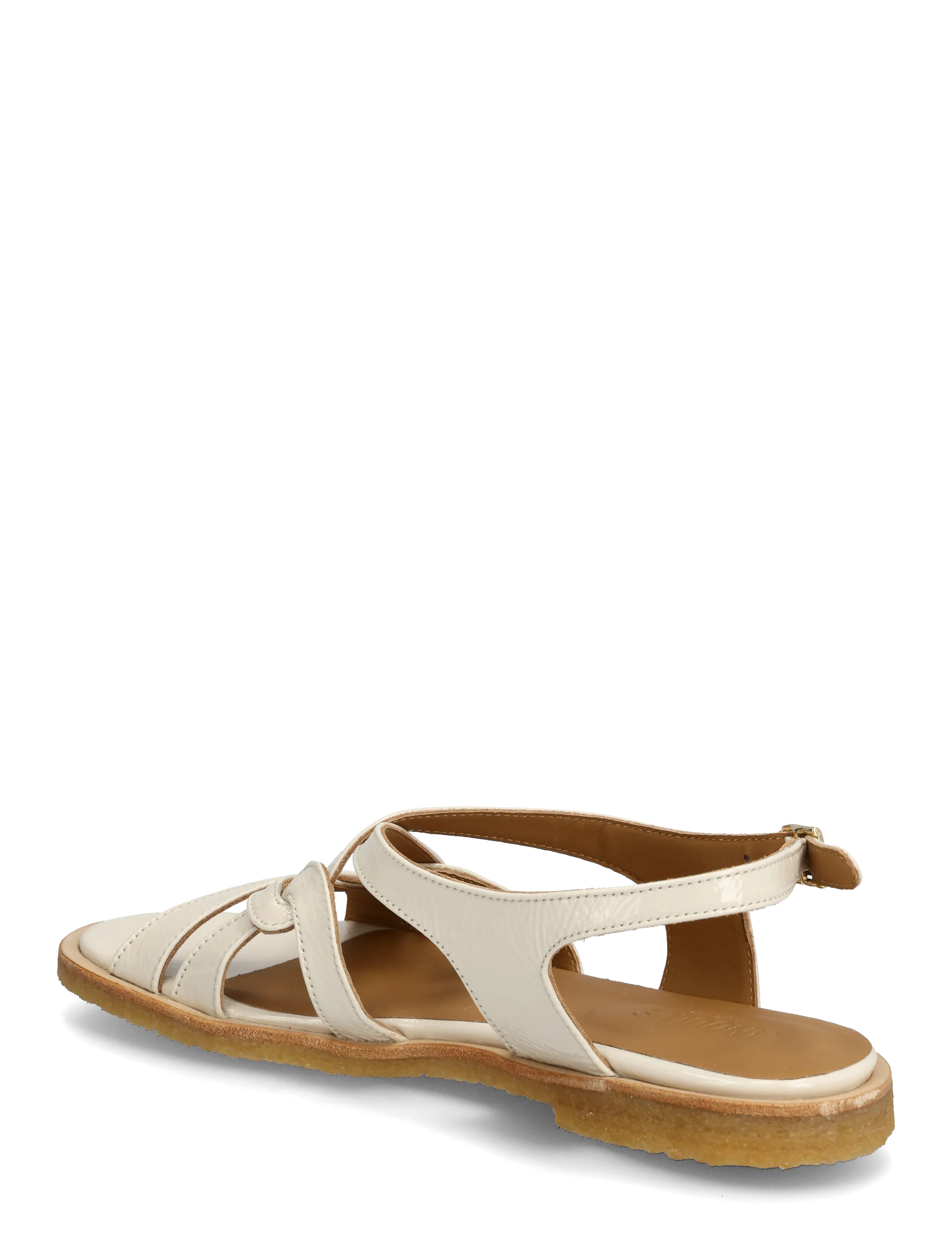 ANGULUS - Sandals - flat - kontsata sandaalid - 3285 buttermilk - 2