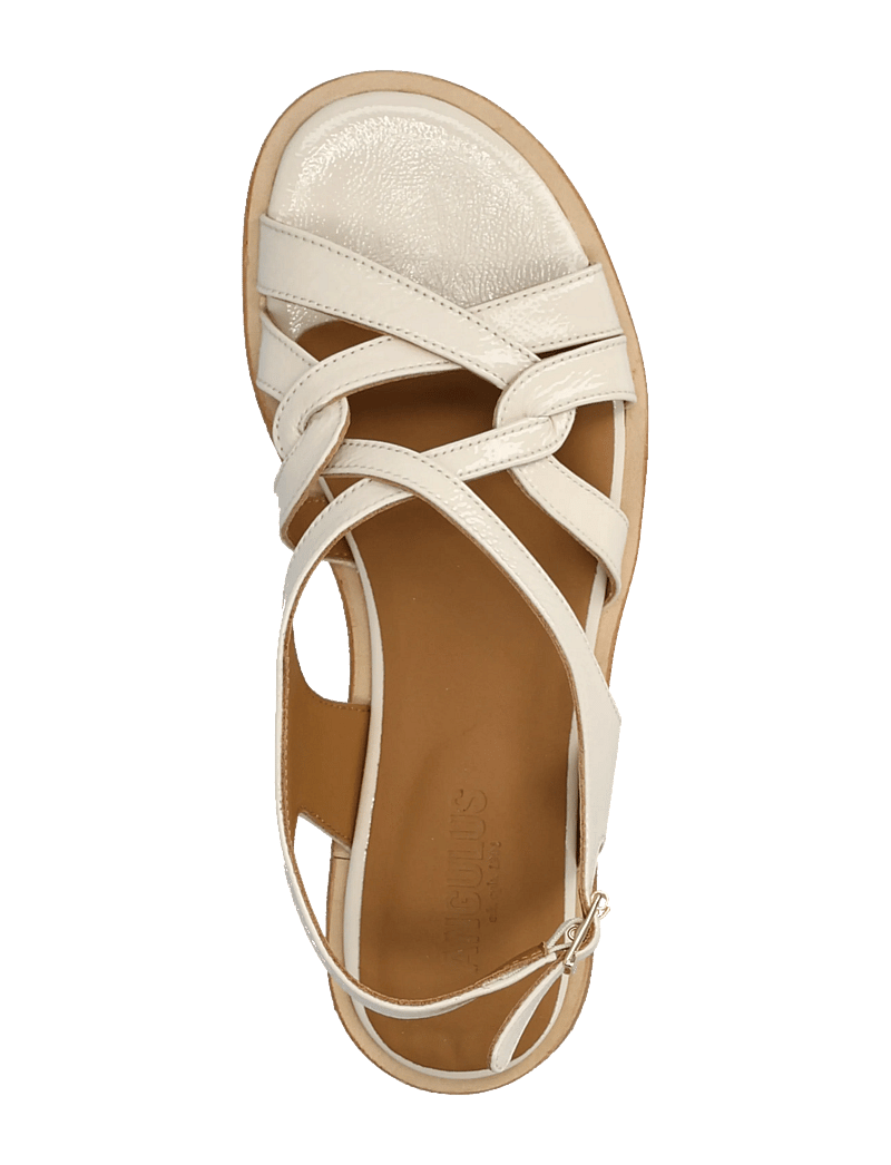 ANGULUS - Sandals - flat - flat sandals - 3285 buttermilk - 3