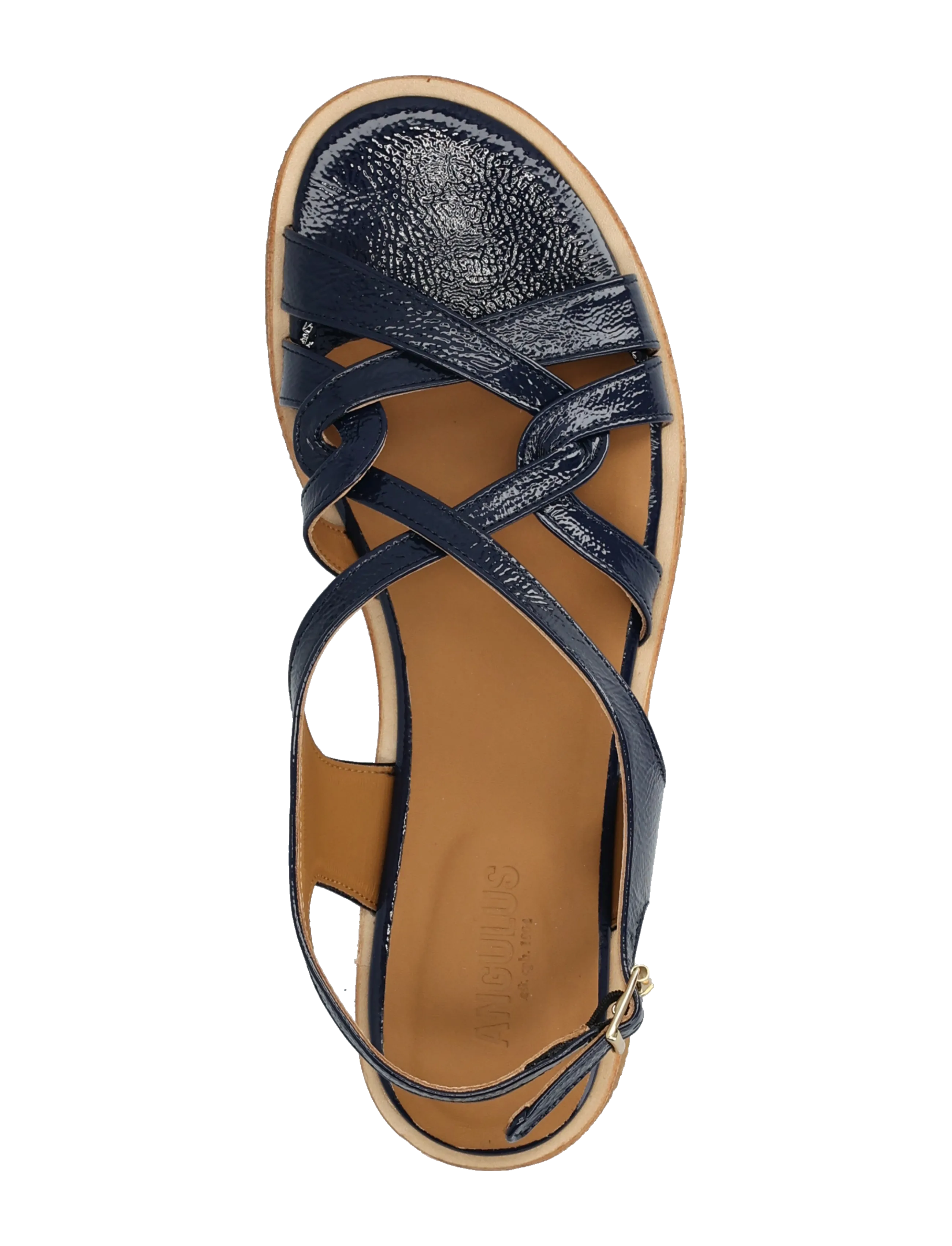 ANGULUS - Sandals - flat - flache sandalen - 4603 navy - 3