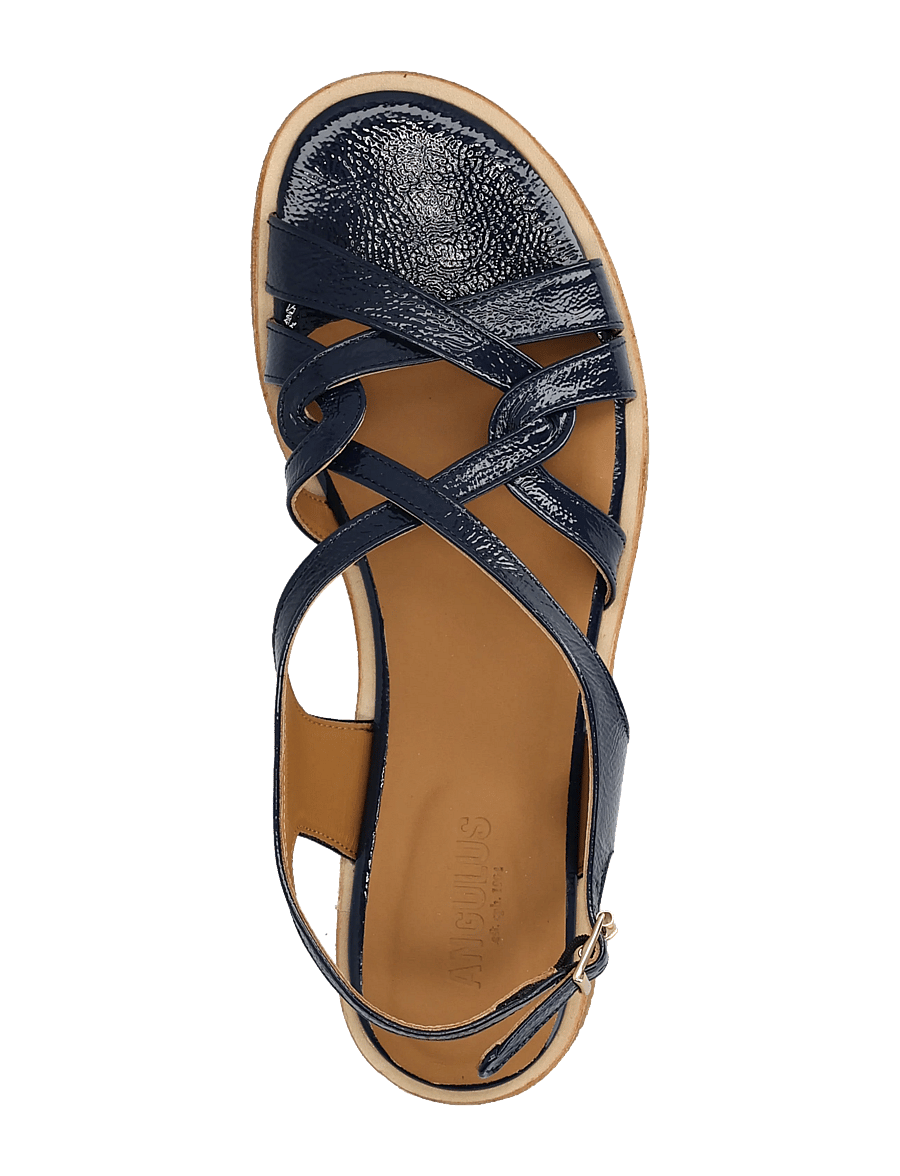 ANGULUS - Sandals - flat - flache sandalen - 4603 navy - 3