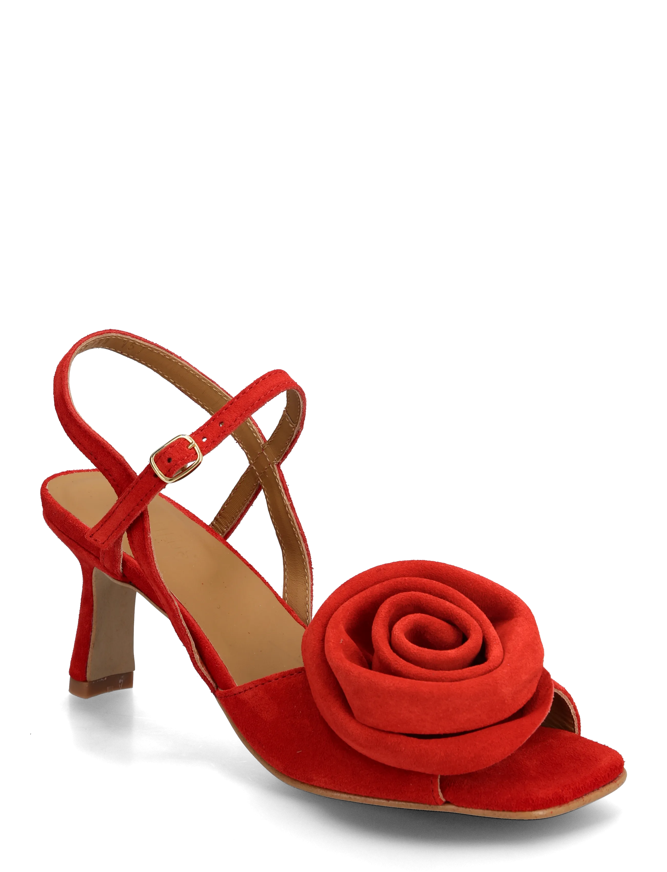 ANGULUS Sandals - Block Heels, 37, Red, Hæle > Sandaler Med Hæl, Dame
