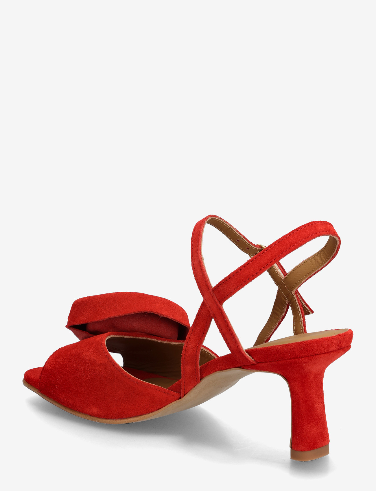 ANGULUS - Sandals - Block heels - sandaletten - 4608 red coral - 2