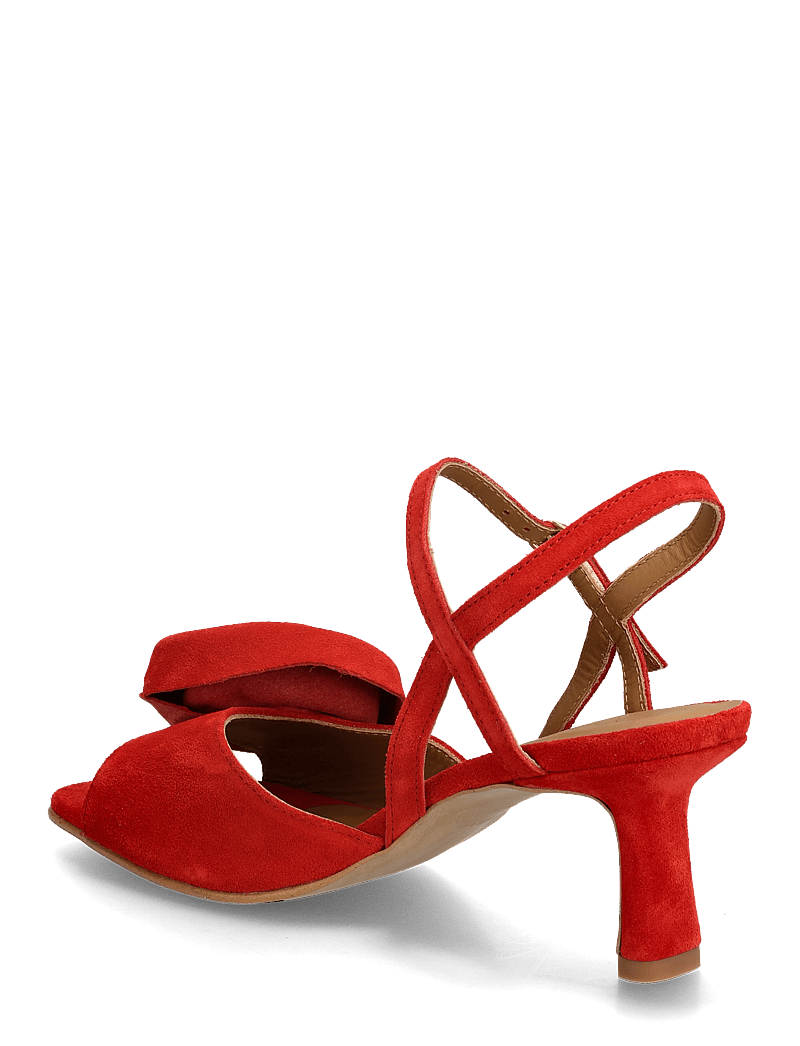 ANGULUS - Sandals - Block heels - sandaletten - 4608 red coral - 2