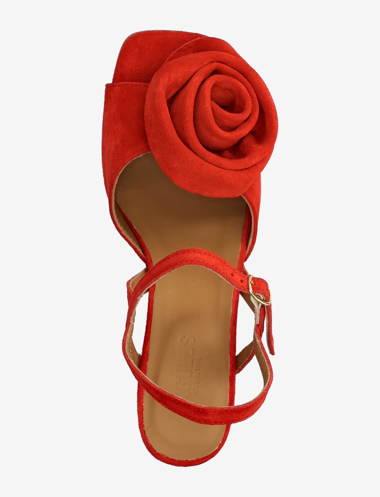 ANGULUS - Sandals - Block heels - sandaletten - 4608 red coral - 3