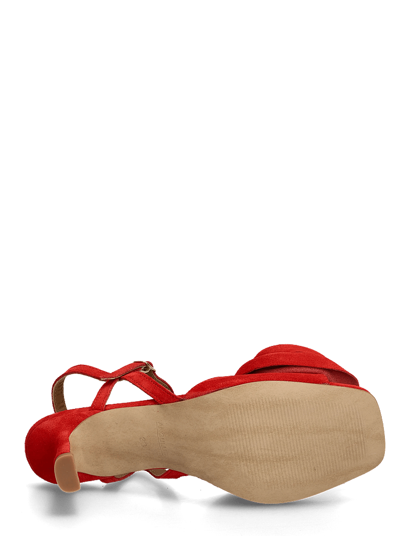 ANGULUS - Sandals - Block heels - sandaletten - 4608 red coral - 4