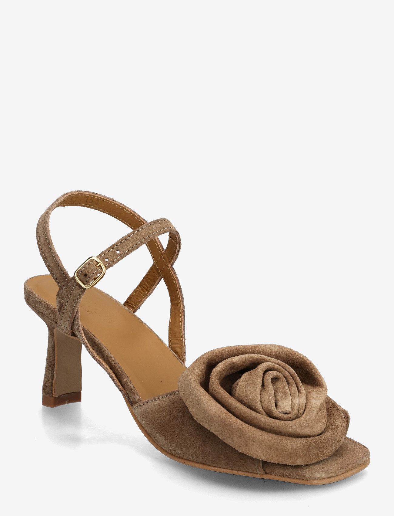 ANGULUS - Sandals - Block heels - sandaletten - 4638 dessert - 1