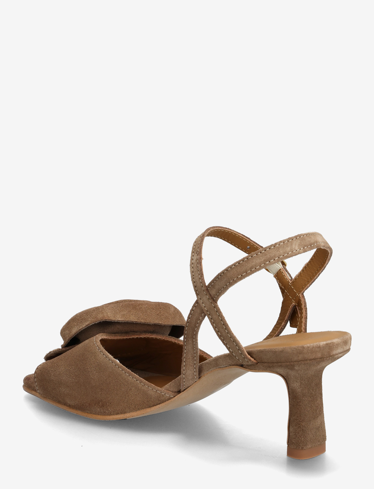 ANGULUS - Sandals - Block heels - sandaletten - 4638 dessert - 3