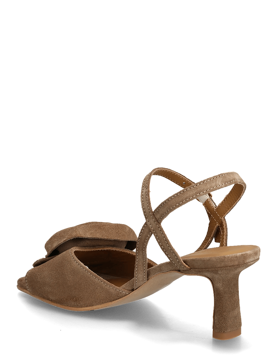 ANGULUS - Sandals - Block heels - hauts talons - 4638 dessert - 3