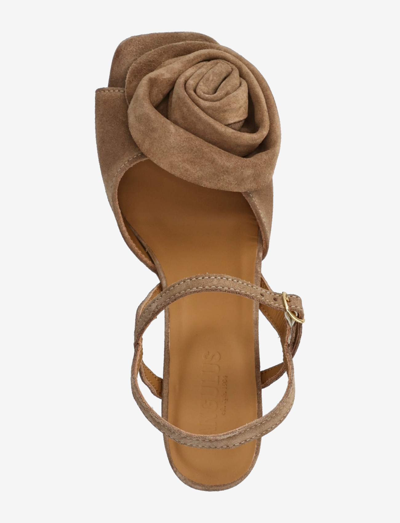 ANGULUS - Sandals - Block heels - sandaletten - 4638 dessert - 4