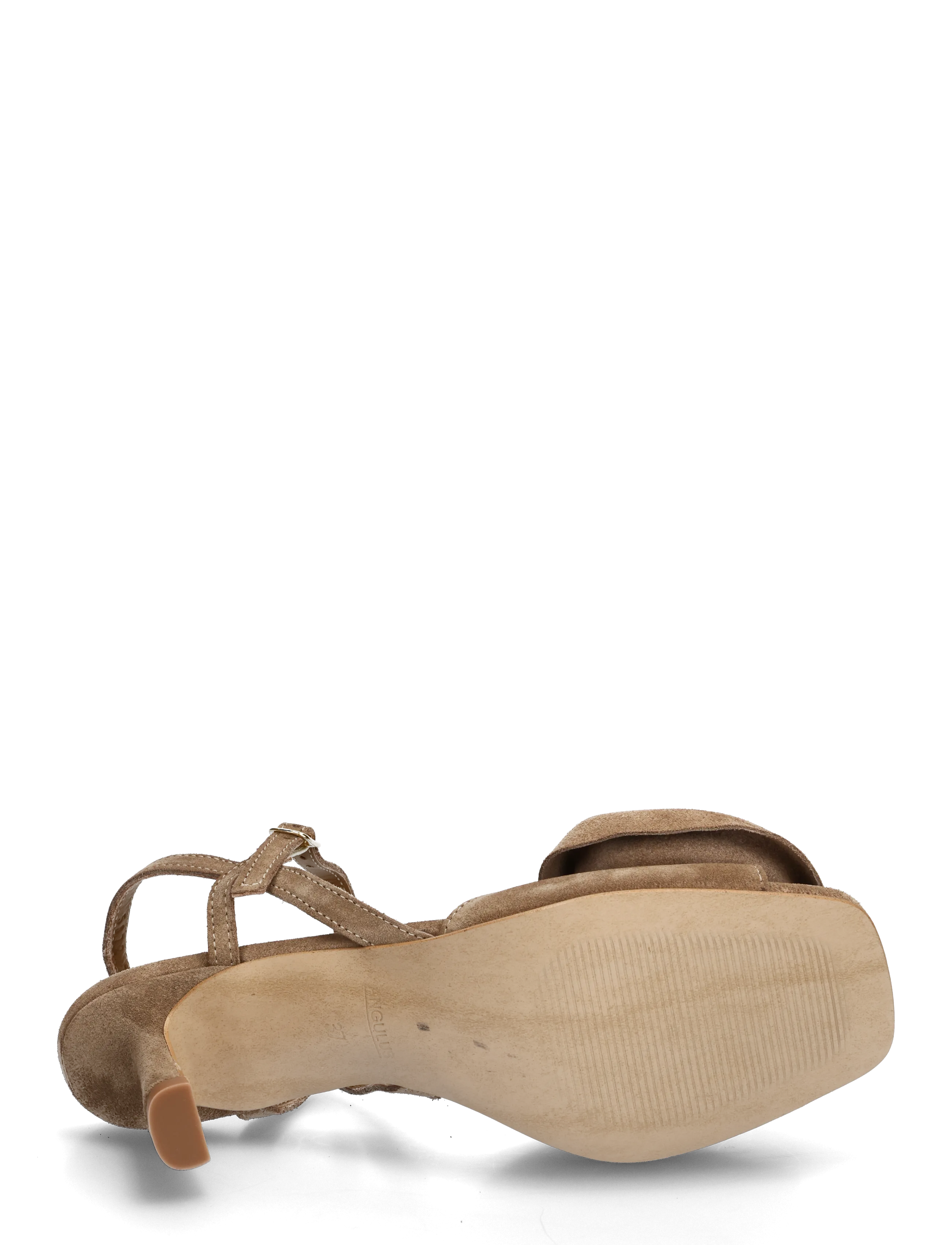 ANGULUS - Sandals - Block heels - hauts talons - 4638 dessert - 5