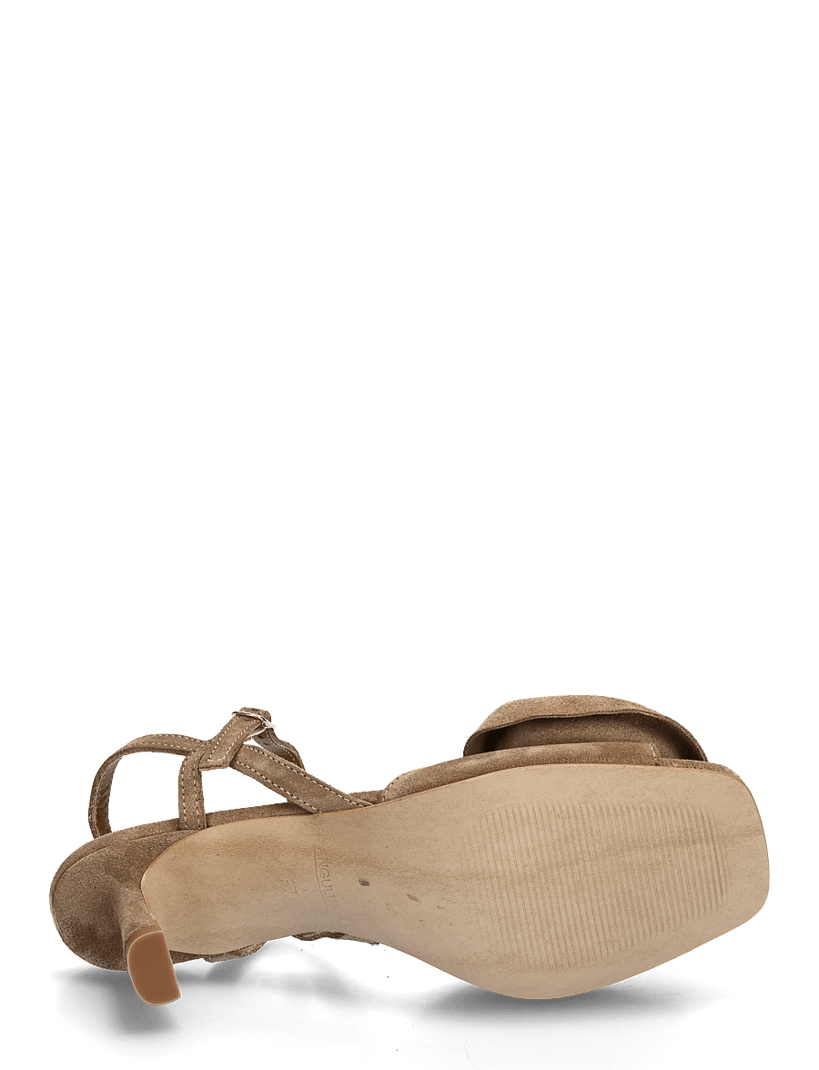 ANGULUS - Sandals - Block heels - hauts talons - 4638 dessert - 5