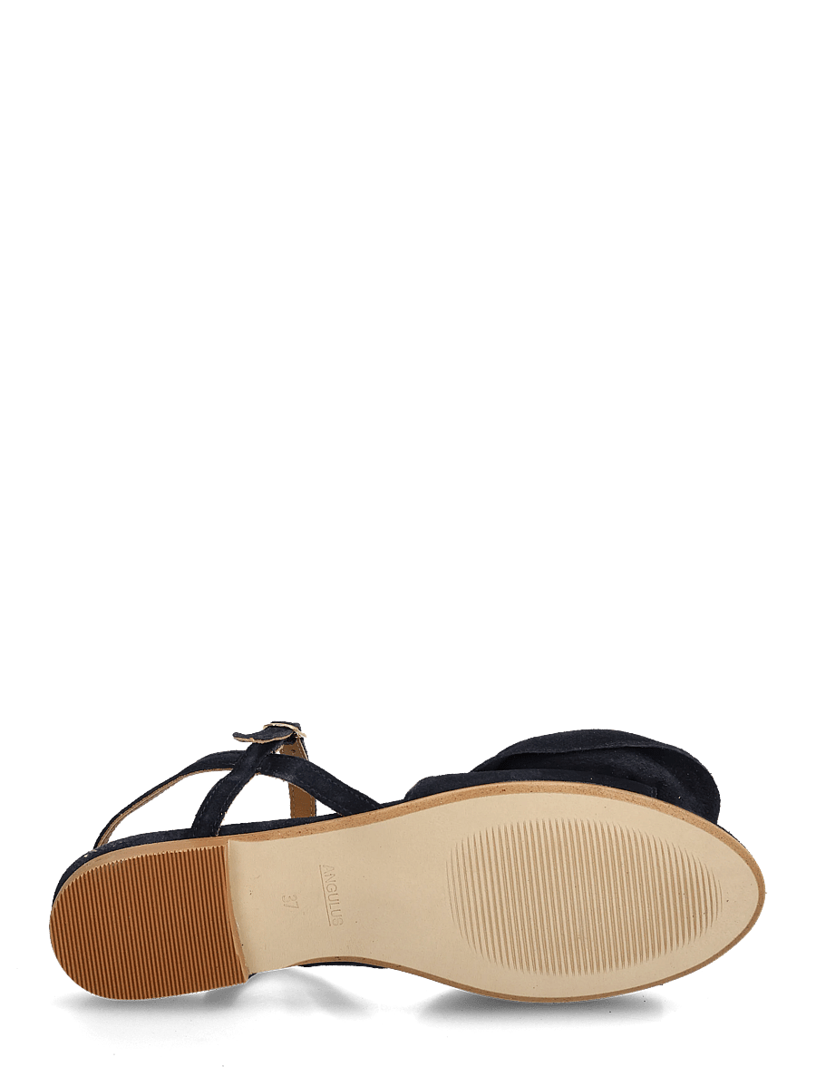 ANGULUS - Sandals - flat - flache sandalen - 1778 navy - 4