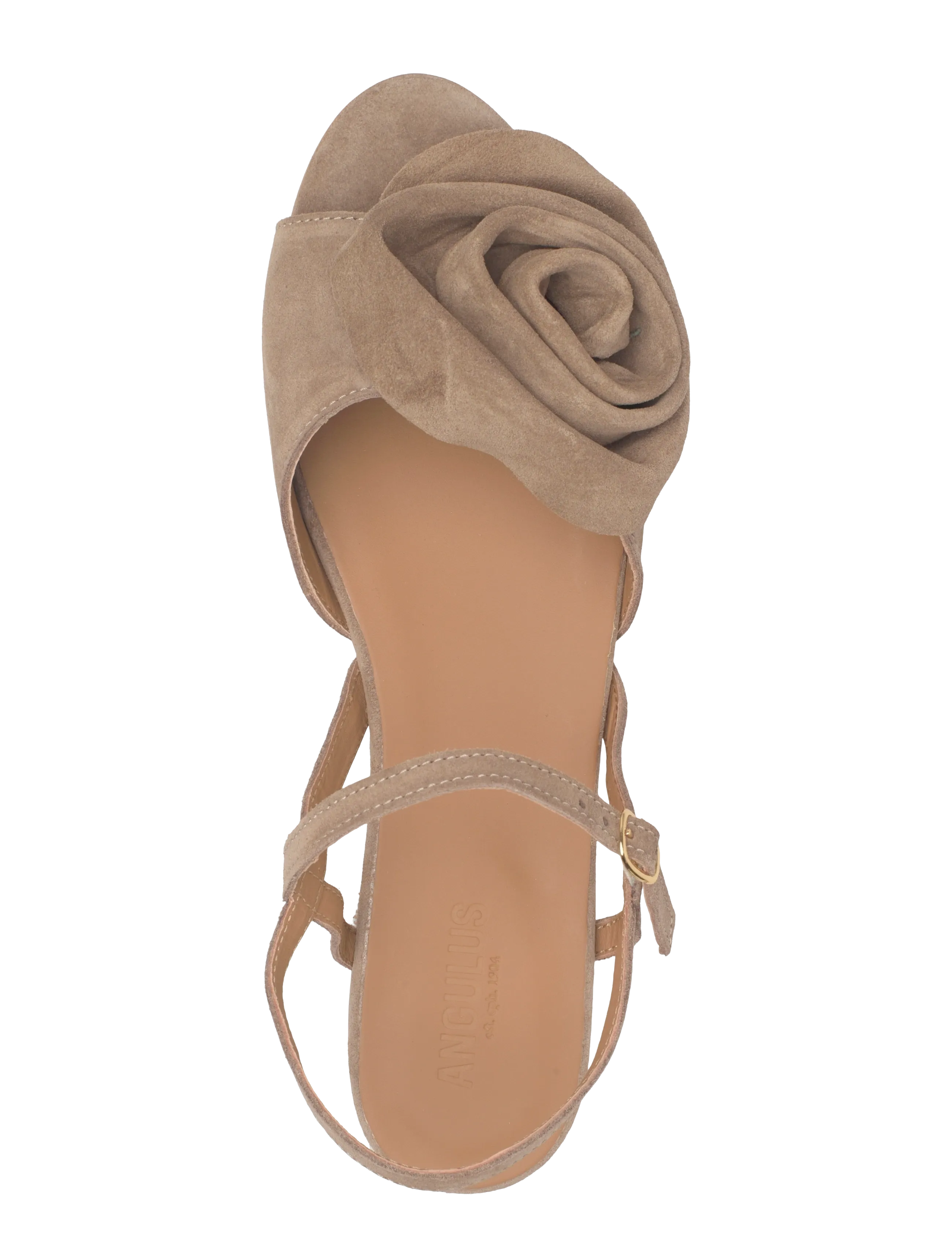 ANGULUS - Sandals - flat - platta sandaler - 4638 dessert - 3