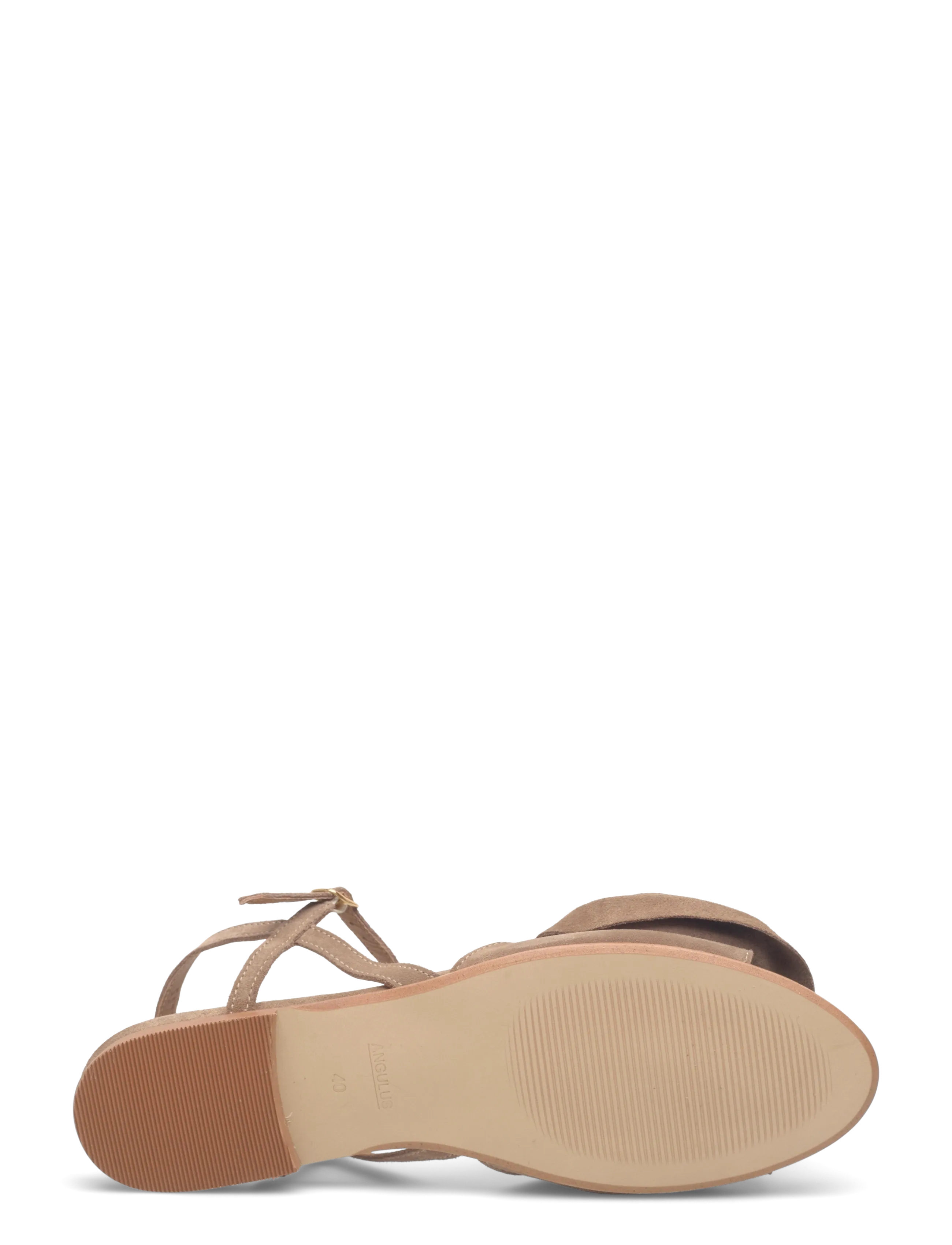 ANGULUS - Sandals - flat - platta sandaler - 4638 dessert - 4