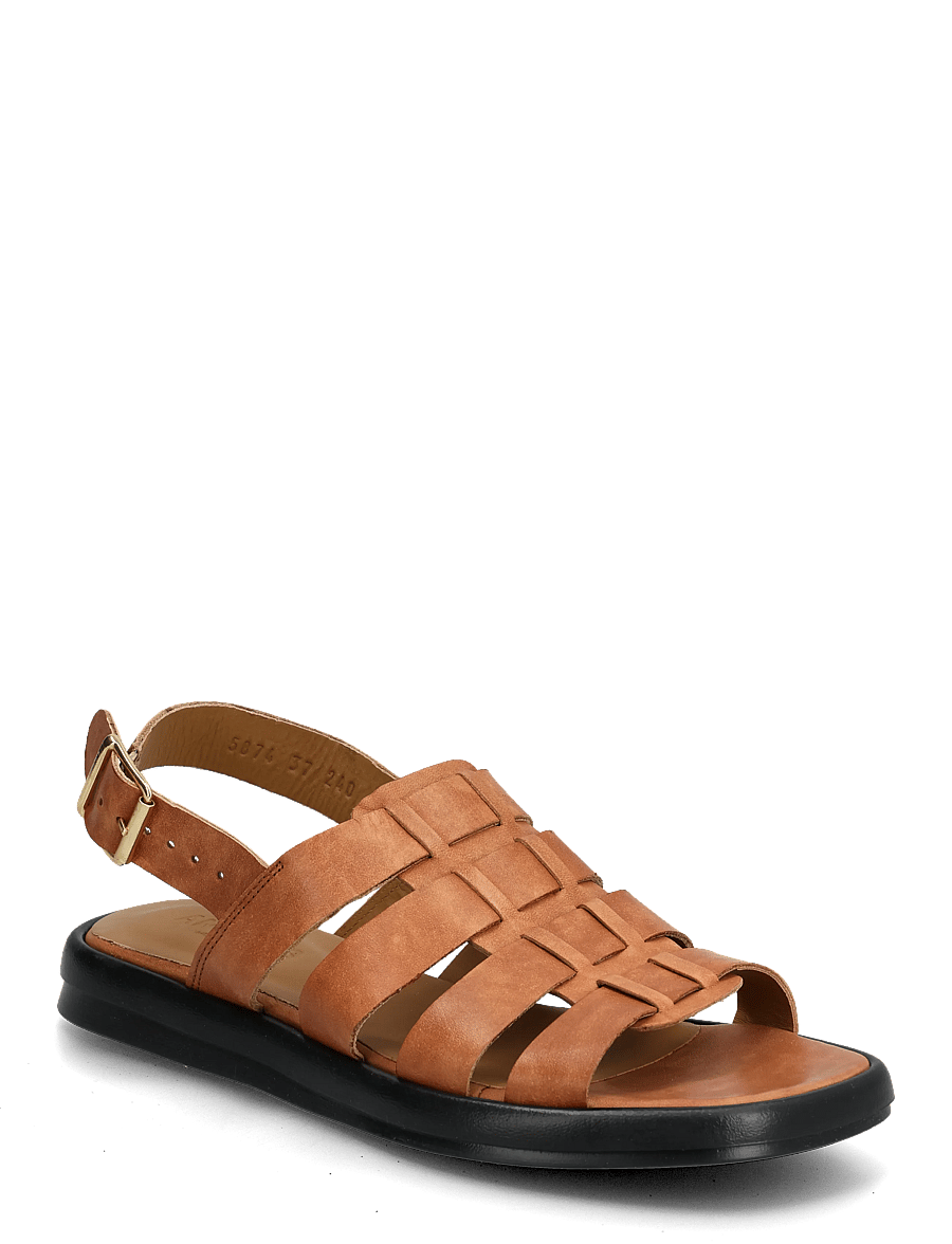 ANGULUS - Sandals - flat - gladiator sandals - 3637 tan - 0