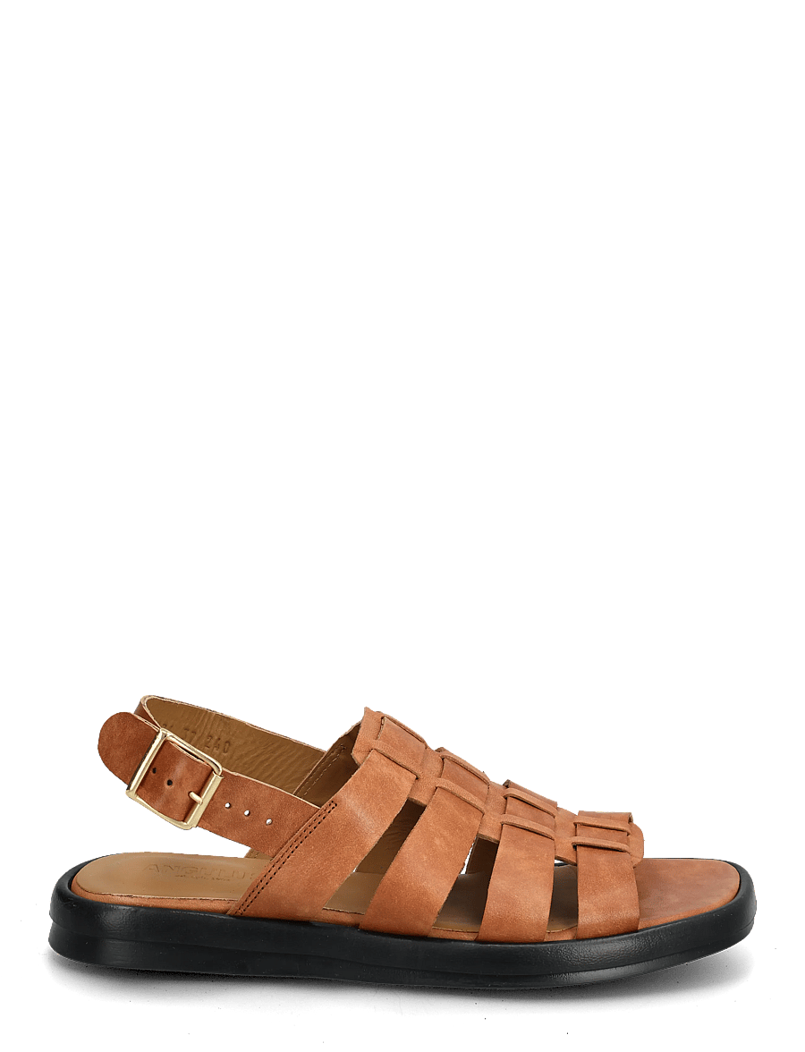 ANGULUS - Sandals - flat - gladiator sandals - 3637 tan - 1