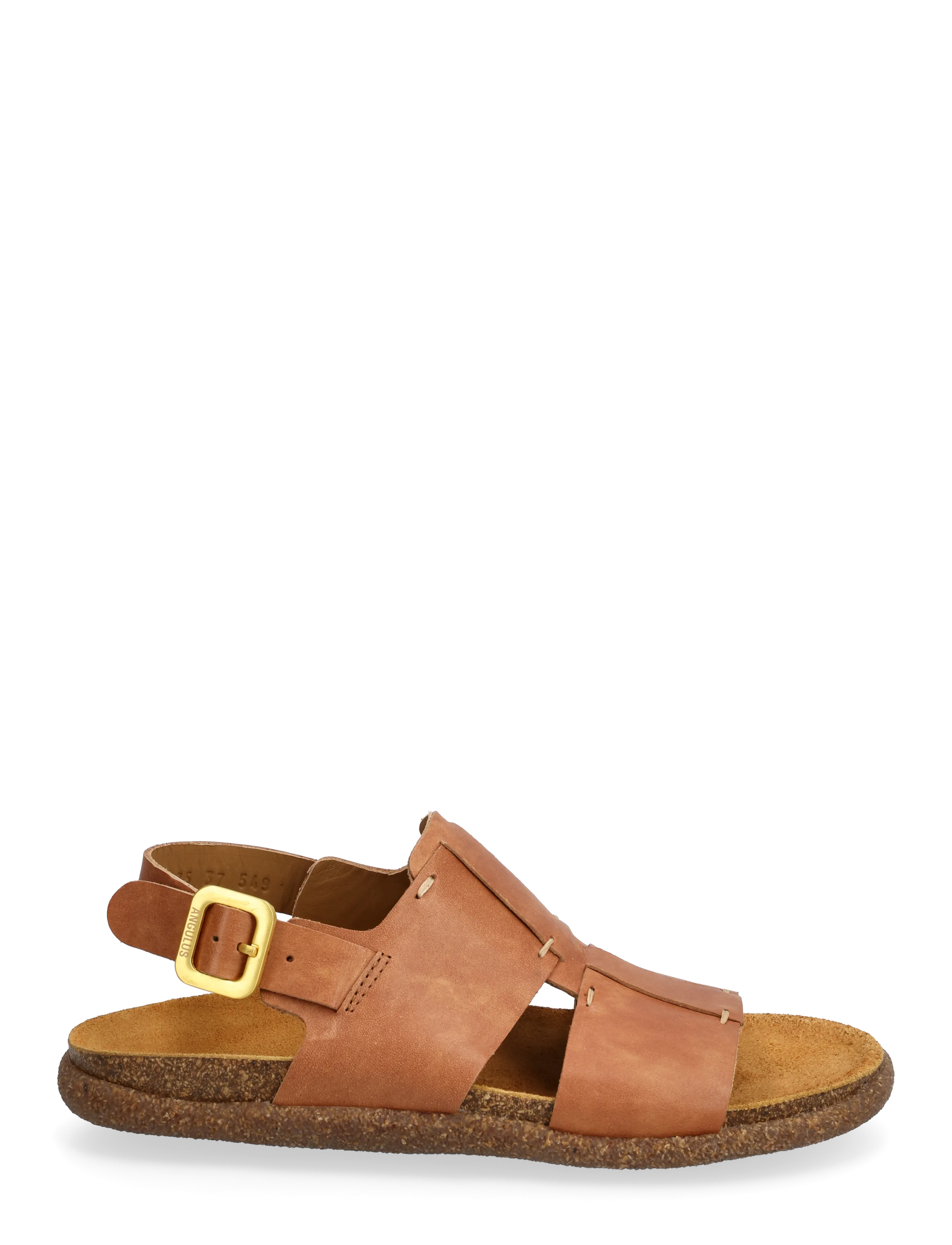 ANGULUS - Sandals - flat  - open toe - op - matalat sandaalit - 3637 tan - 1