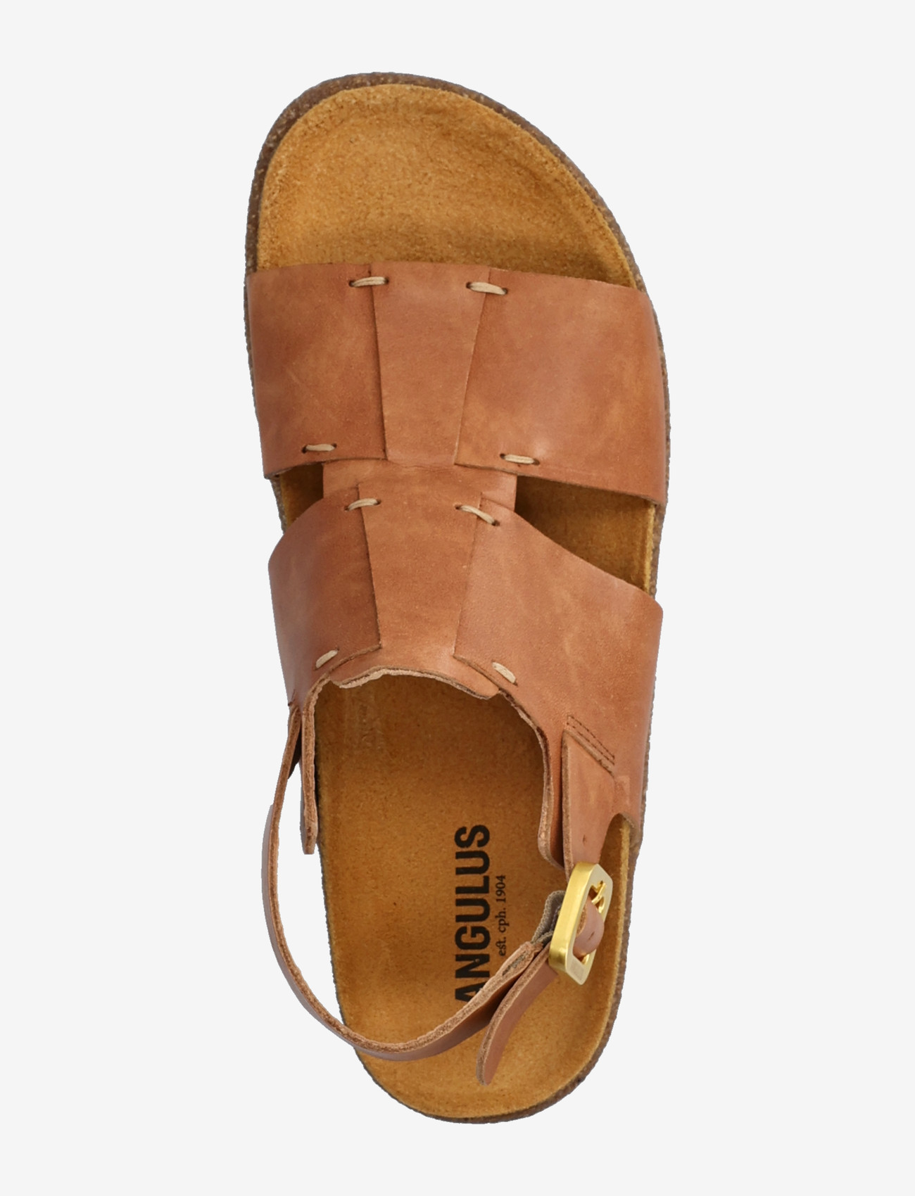 ANGULUS - Sandals - flat  - open toe - op - flade sandaler - 3637 tan - 3